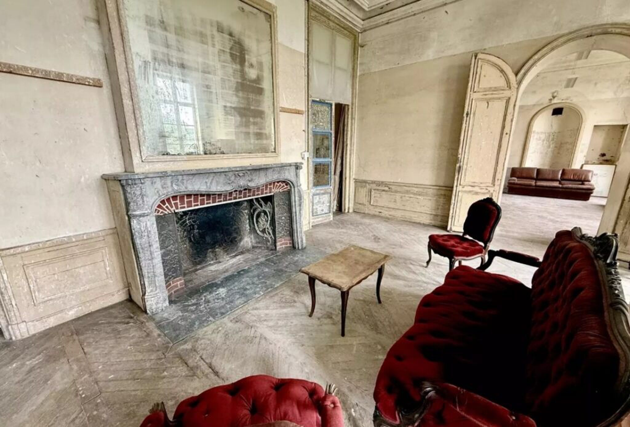 Een van de kamers op de eerste verdieping.