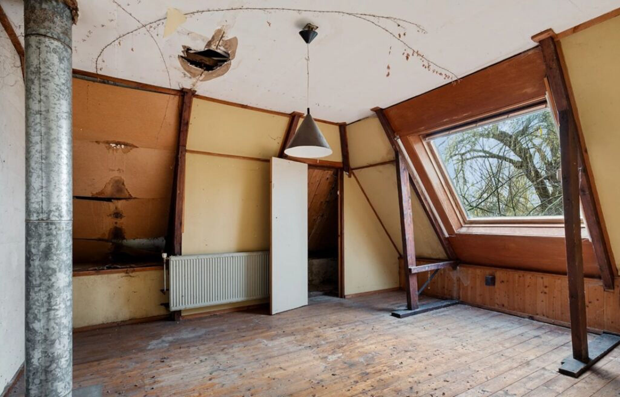 Een van de toekomstige slaapkamers.