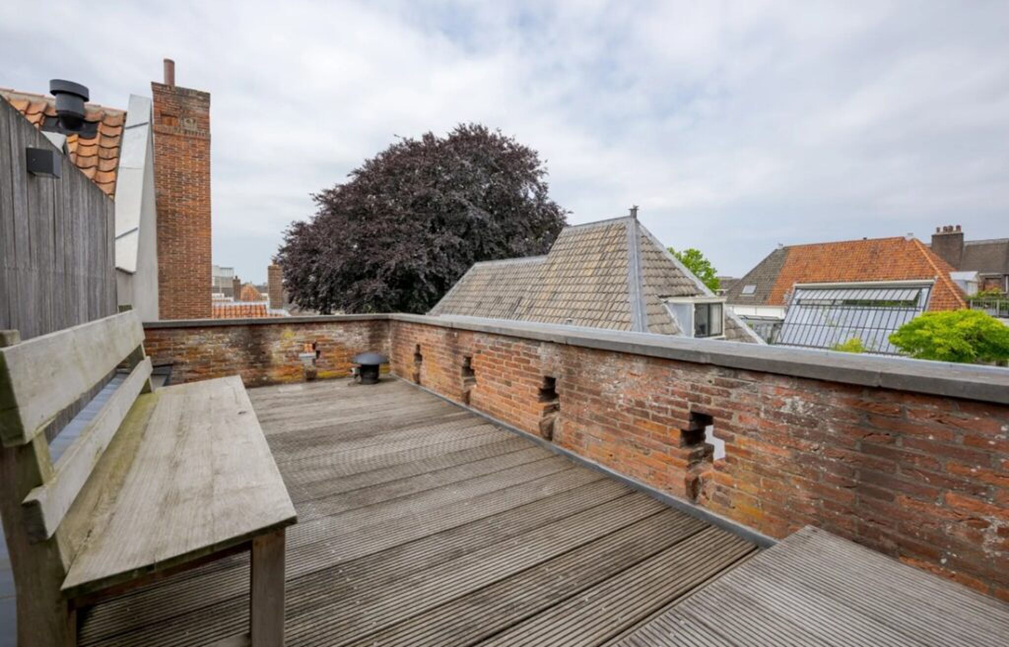 Het balkon van de mastersuite.