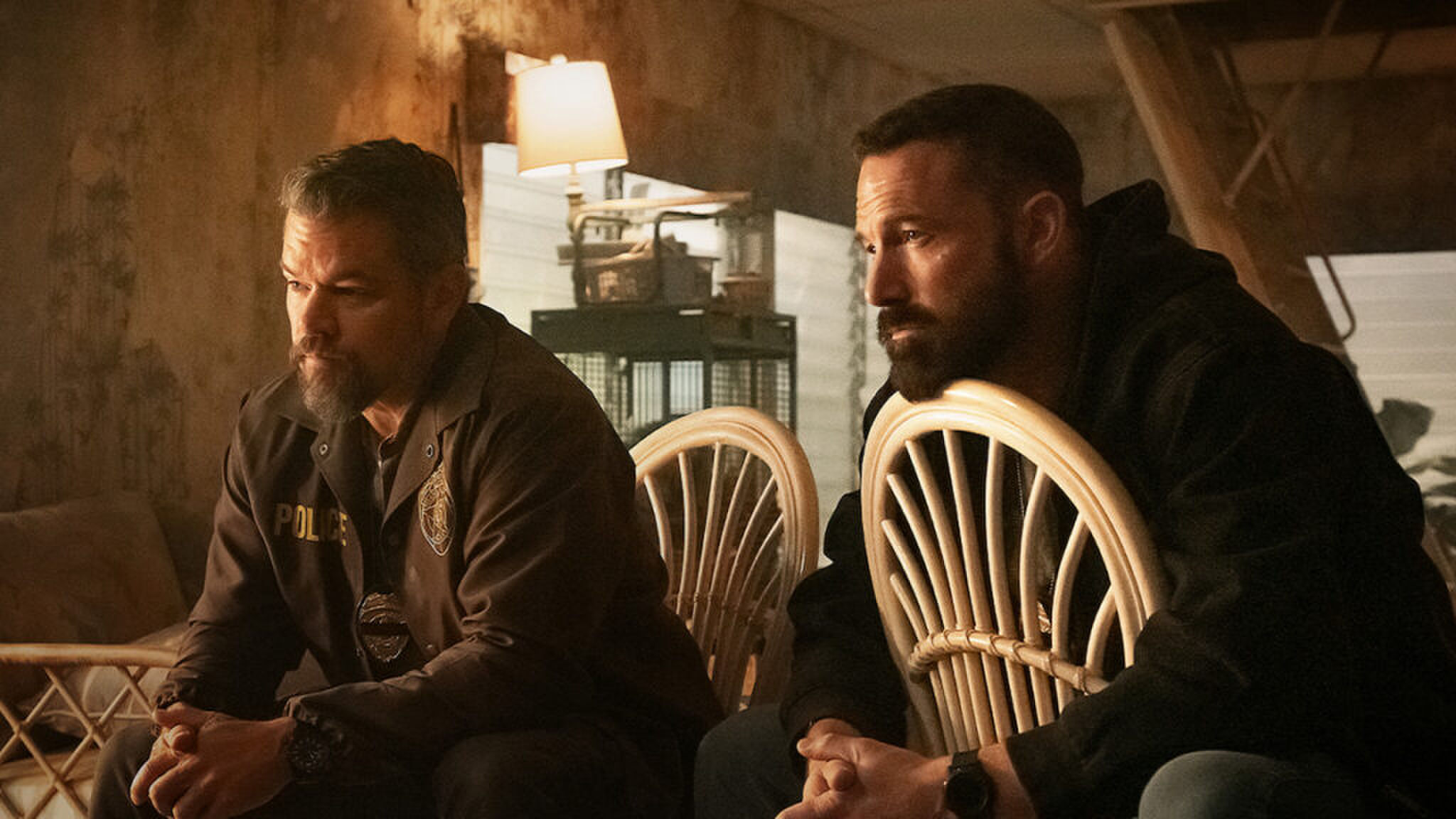 Ben Affleck en Matt Damon in The Rip