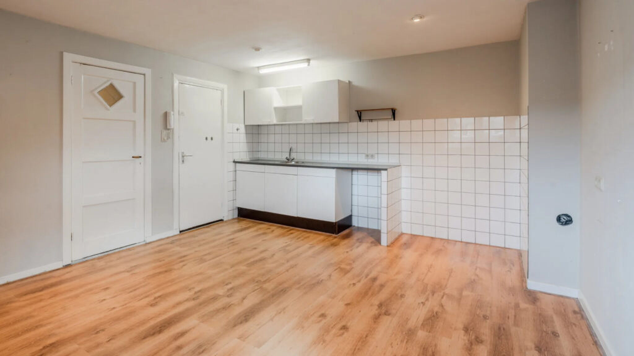 De studio van het nieuwe appartement van Bridget Maasland