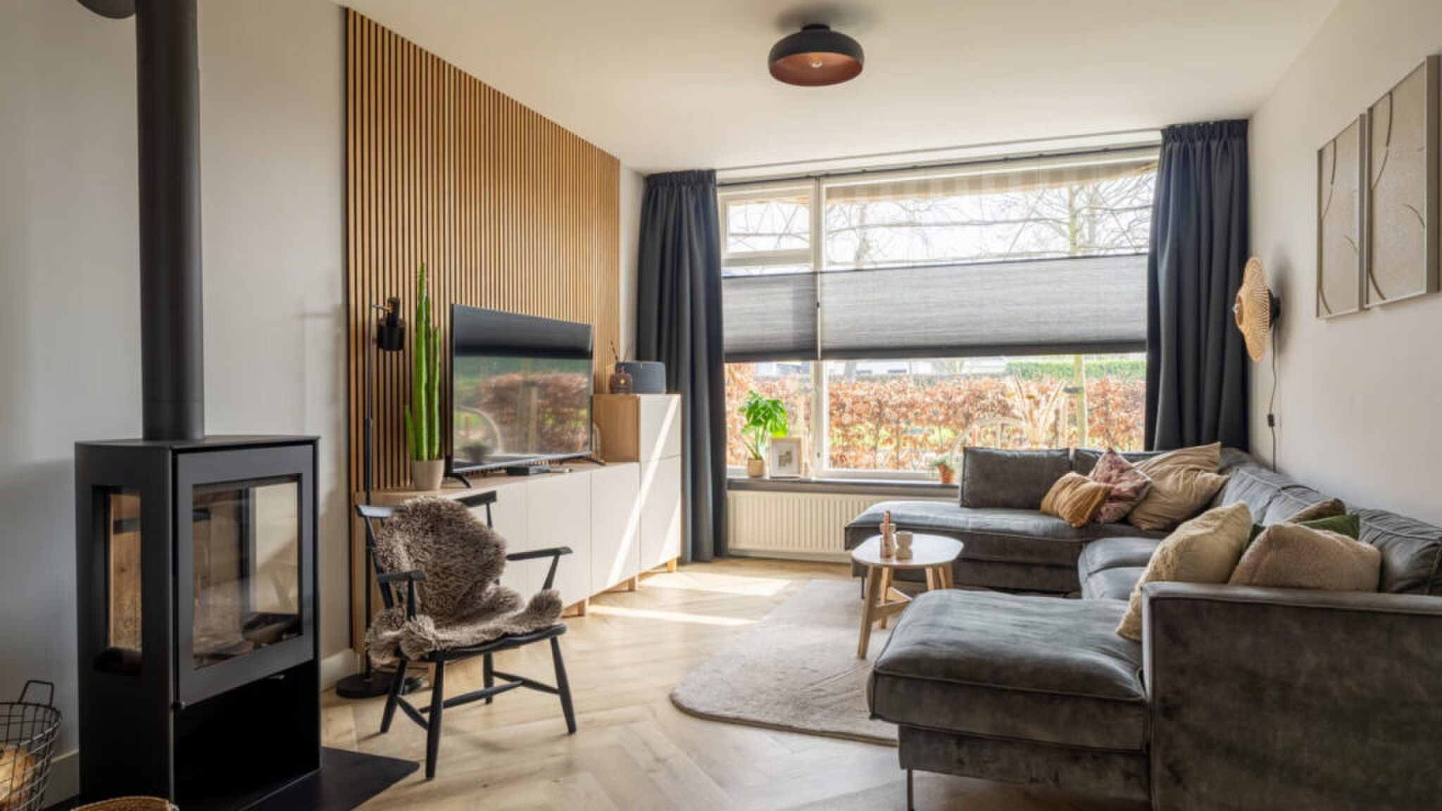 Woonkamer van het huis van Gian van Veen