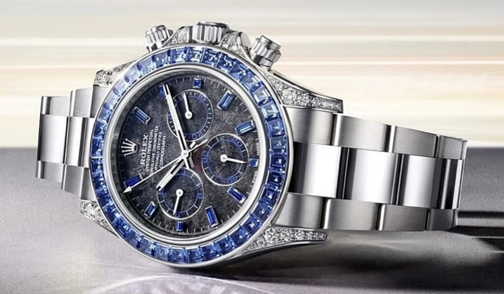 Een van de Rolex-horloges uit de Daytona-lijn die onverkrijgbaar zijn.