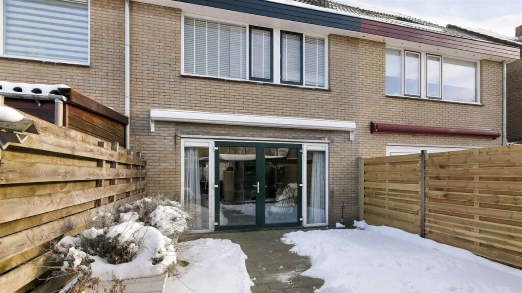 De buitenkant van het huis van Xandra Velzeboer.