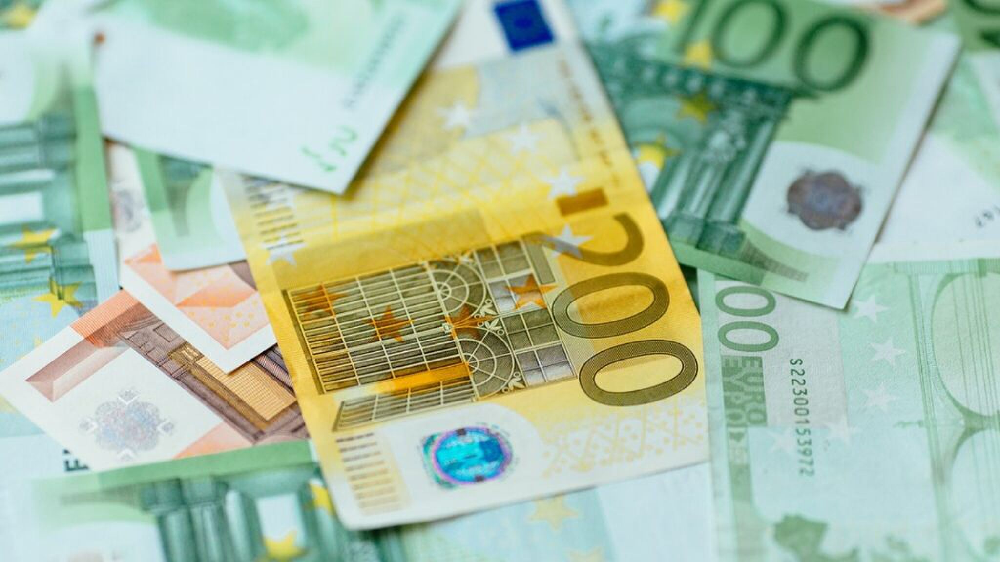 Briefgeld uit Europa.