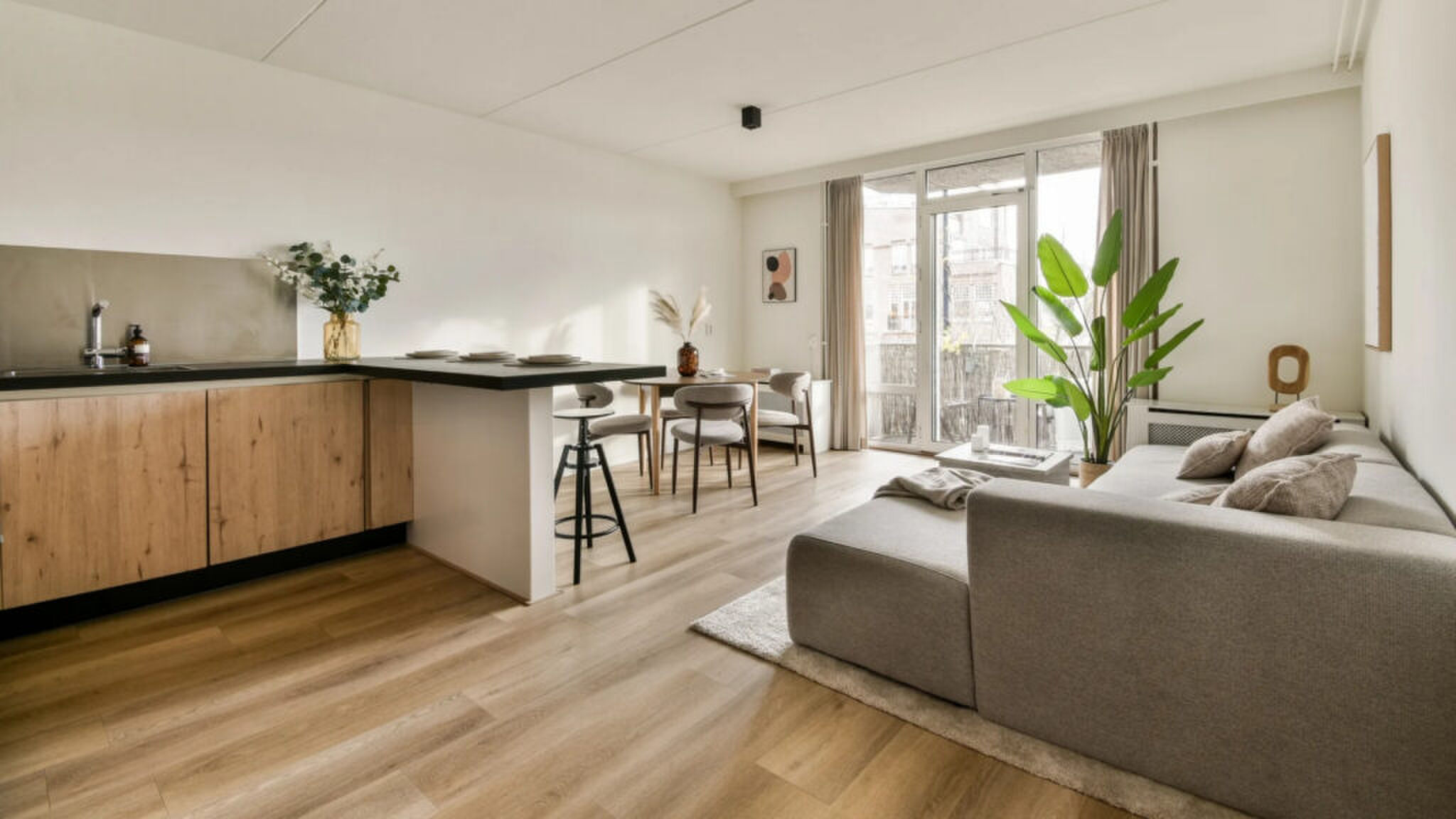 De woning van het appartement van Frank Rijkaard.