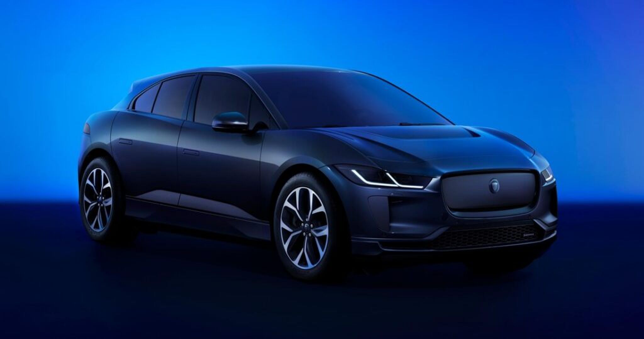 De voorzijde van de Jaguar I-Pace.