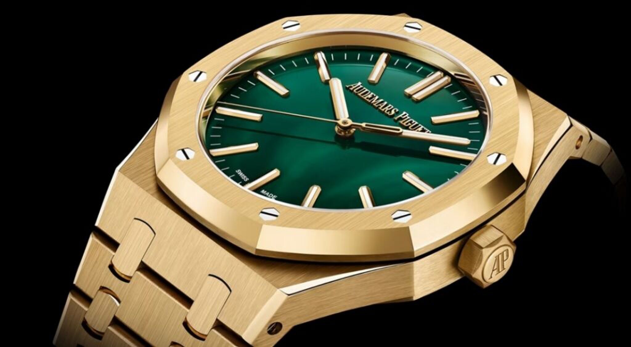 De bijzondere wijzerplaat van het horloge.