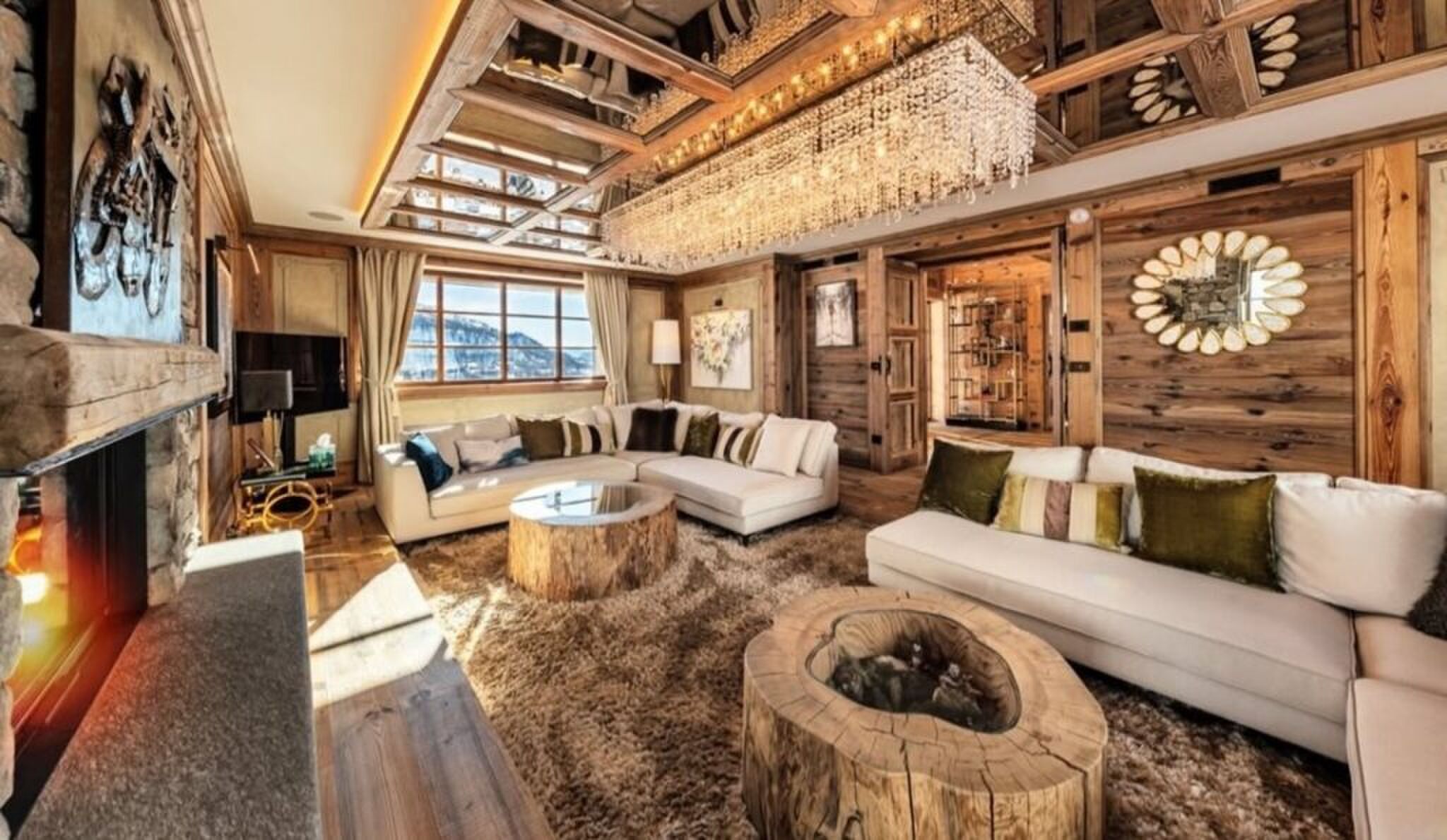 De super-de-luxe living met prachtig uitzicht.