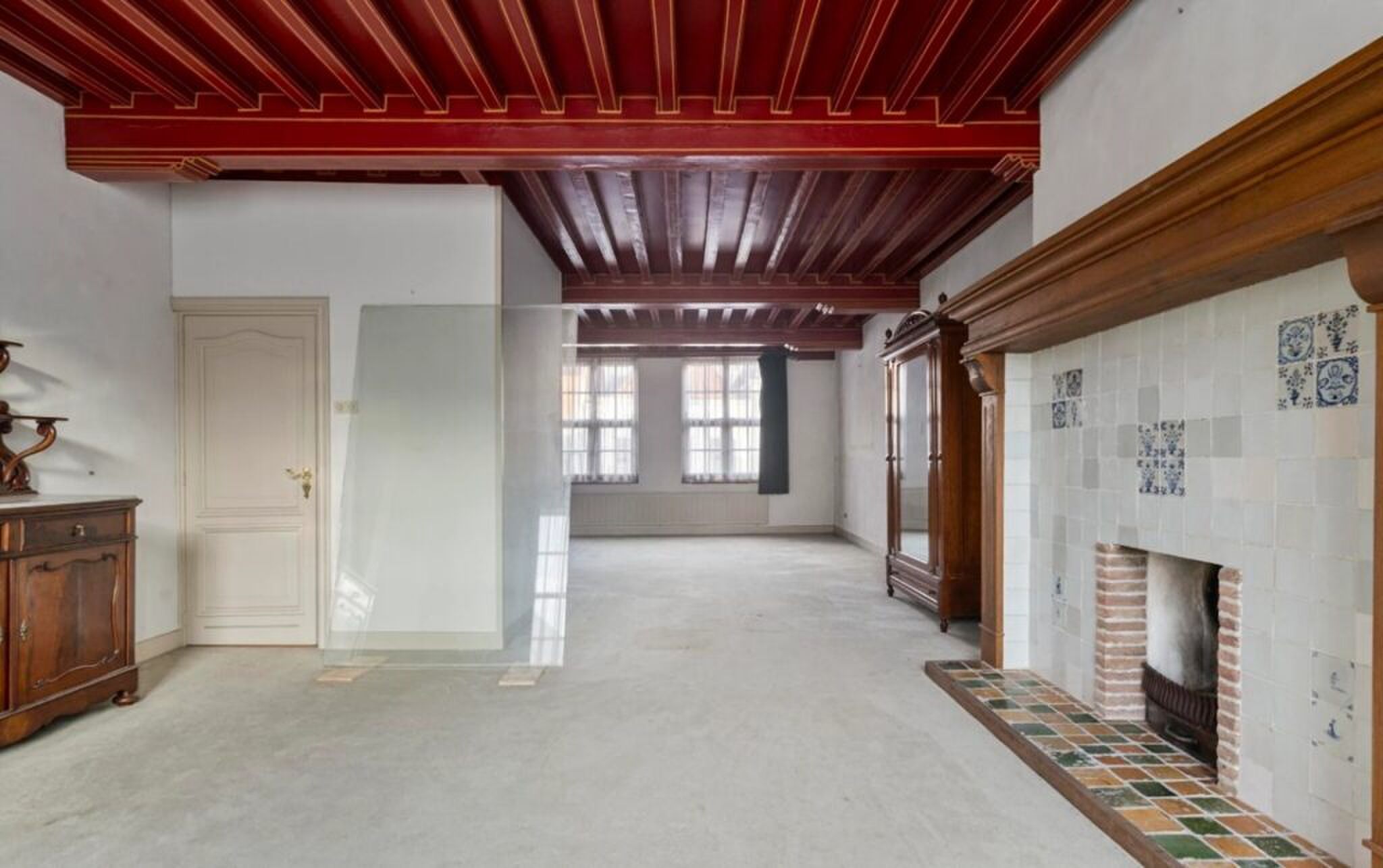 De eerste verdieping van het oude huis van Michiel de Ruyter.