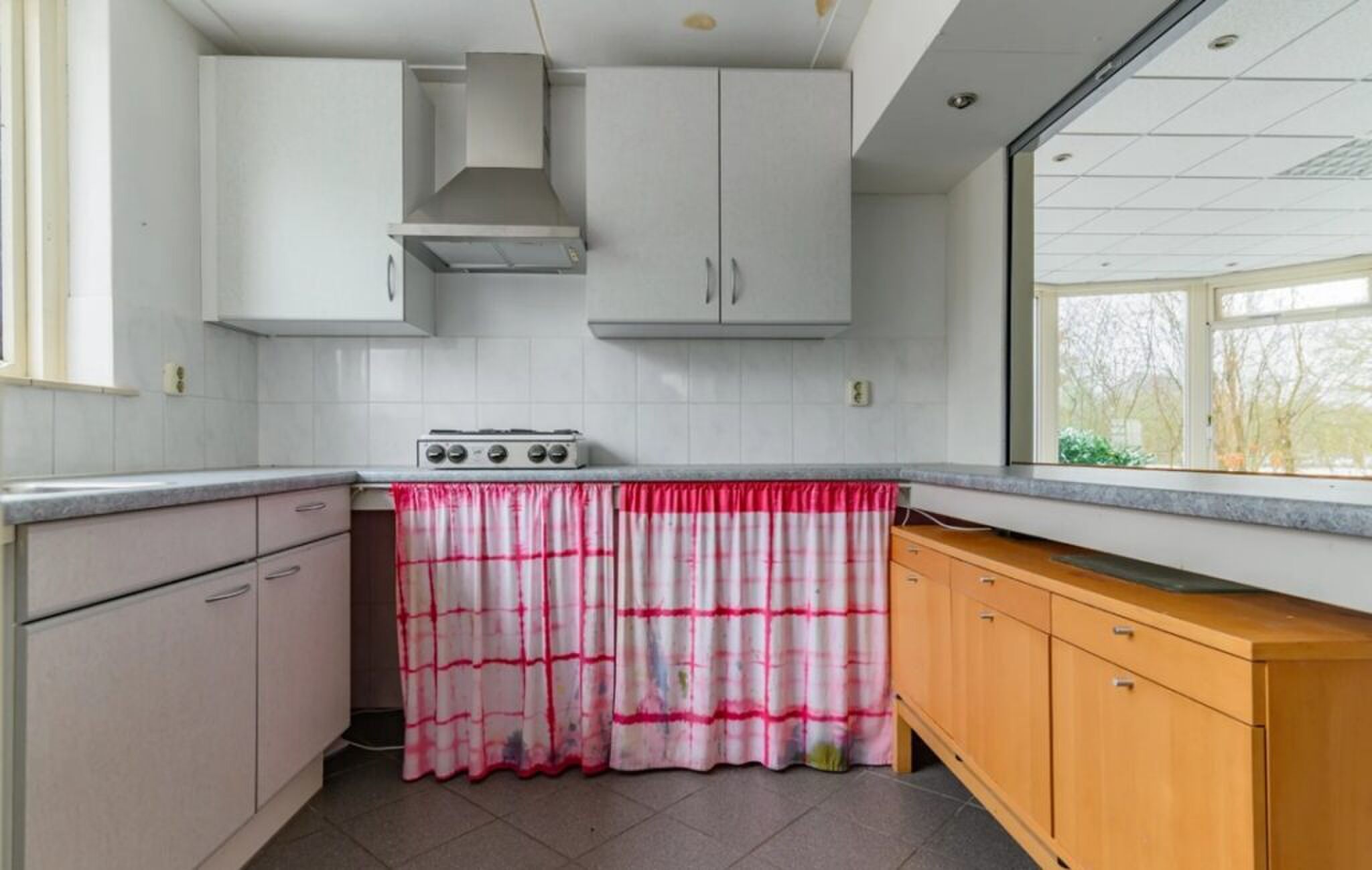 De oude keuken in het pand