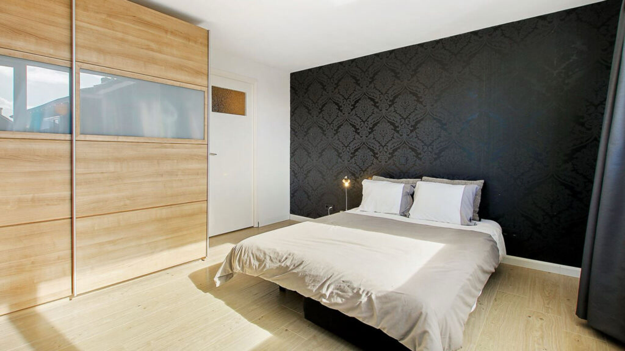 De super-de-luxe slaapkamer.