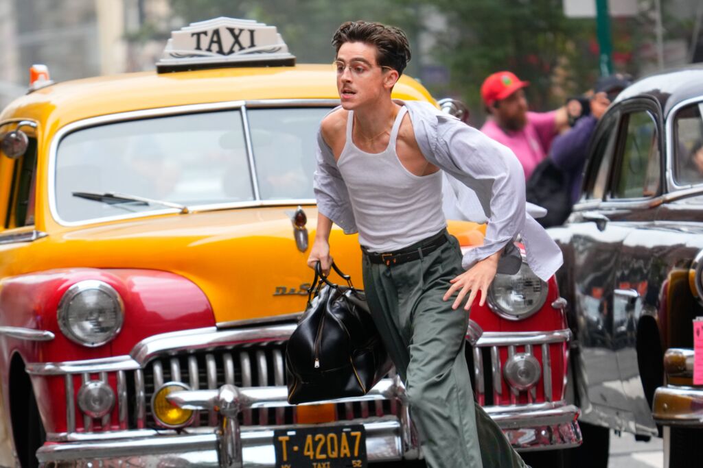Timoth&eacute;e Chalamet in Marty Supreme (2025)