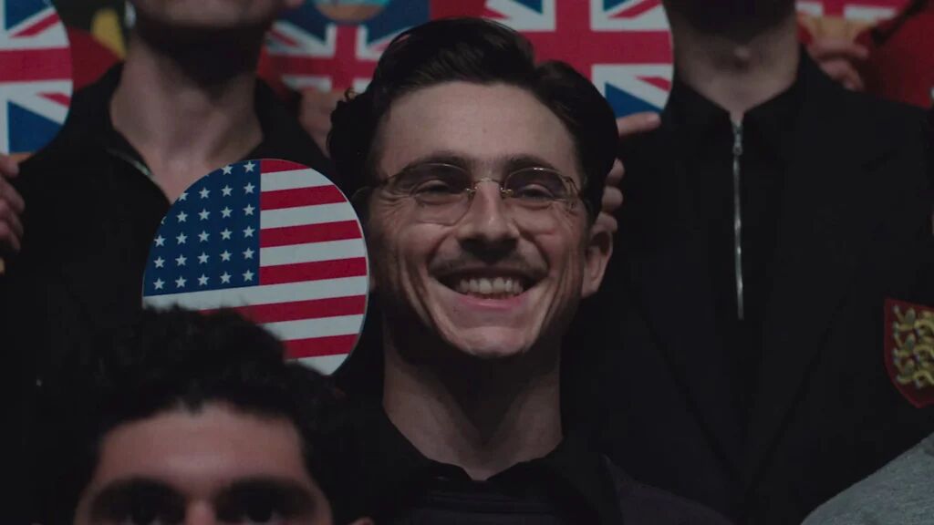 Timoth&eacute;e Chalamet in Marty Supreme (2025)