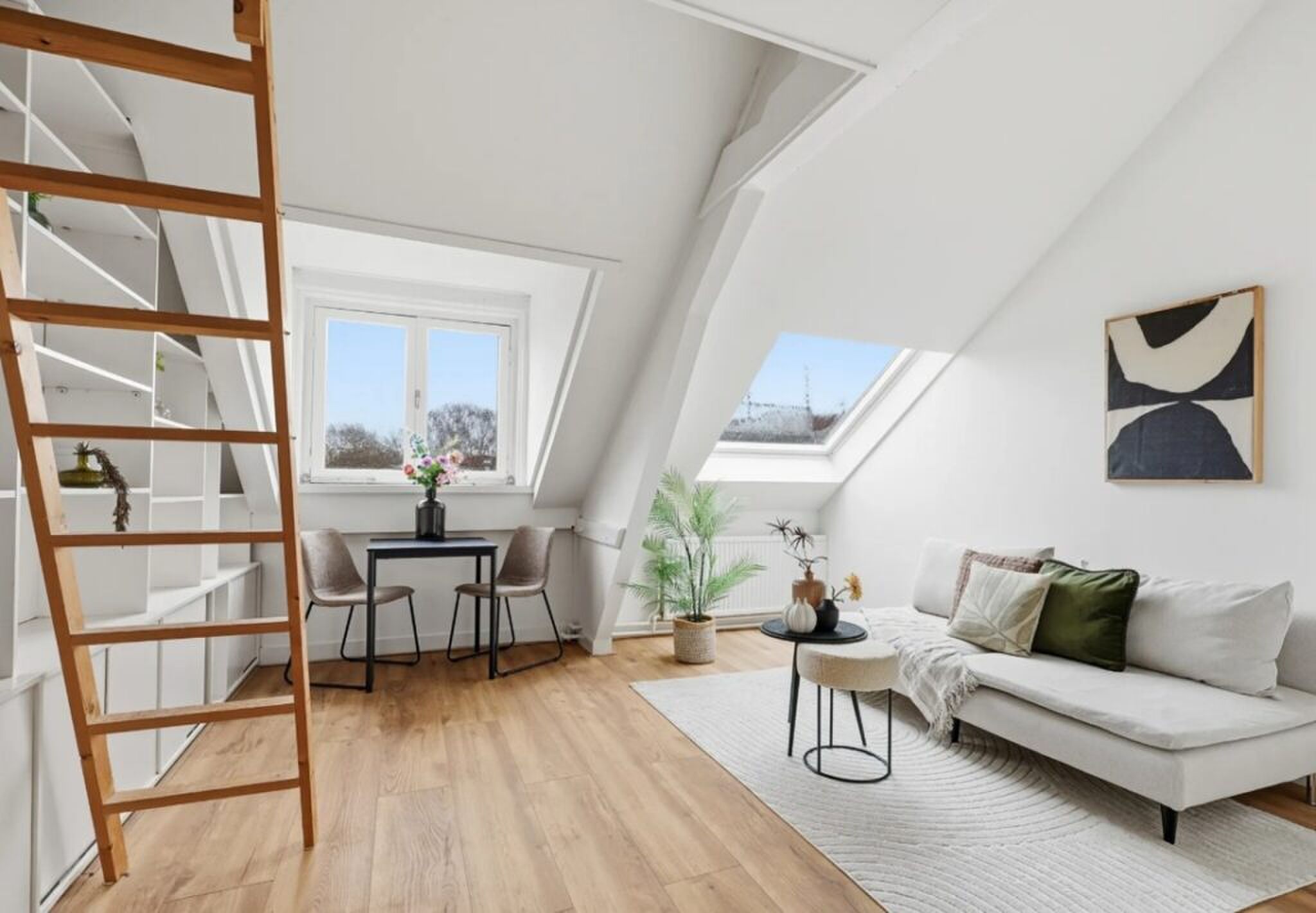 Het interieur van het studentenhuis op Funda.