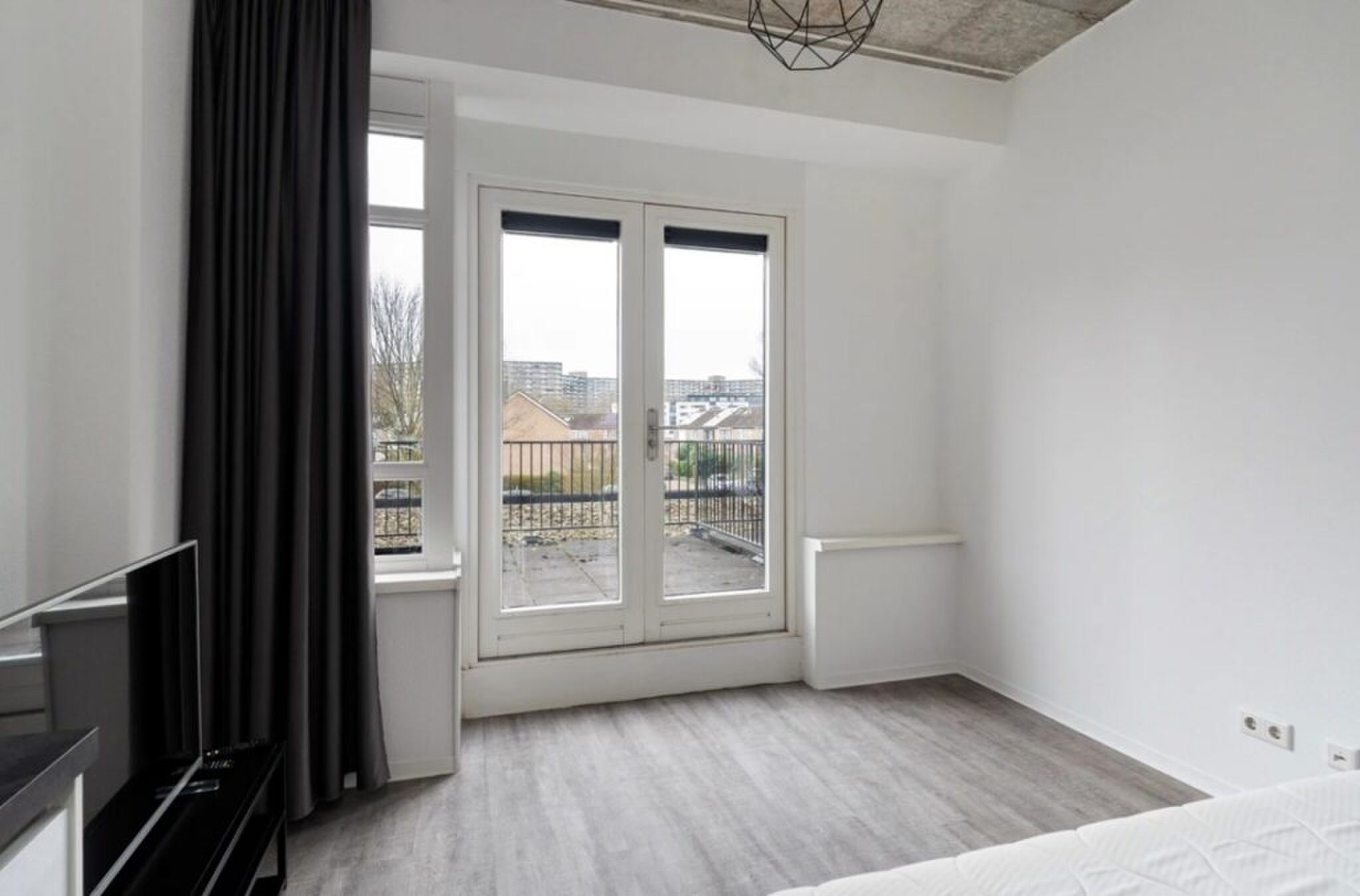 De 'woonkamer' van het appartement.