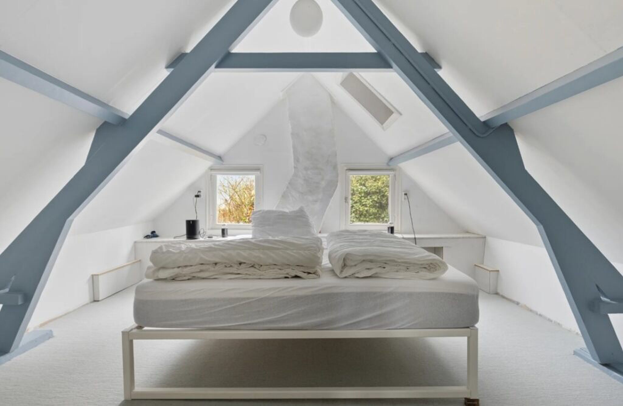 Een van de slaapkamers.