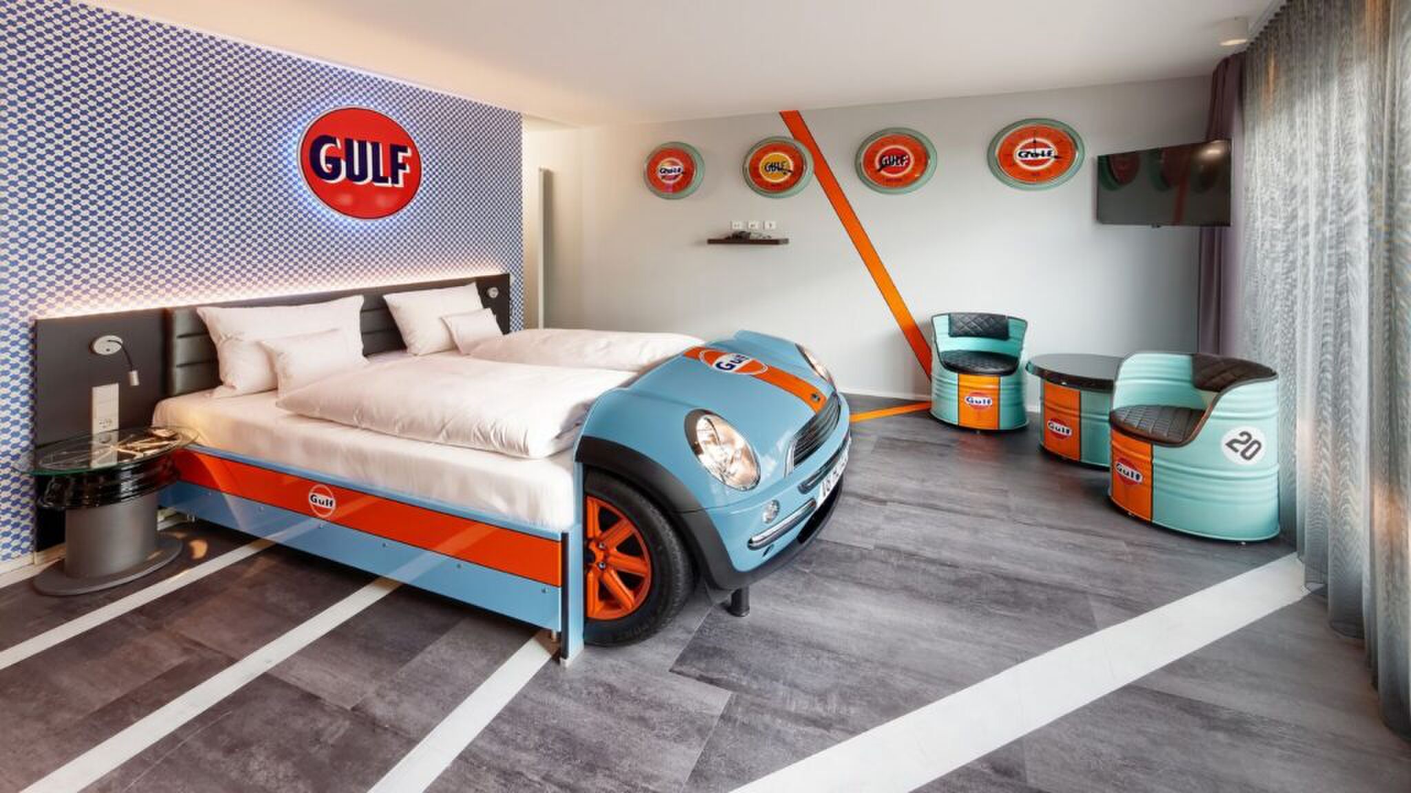 Een kamer in V8 Hotel Motorworld Region Stuttgart