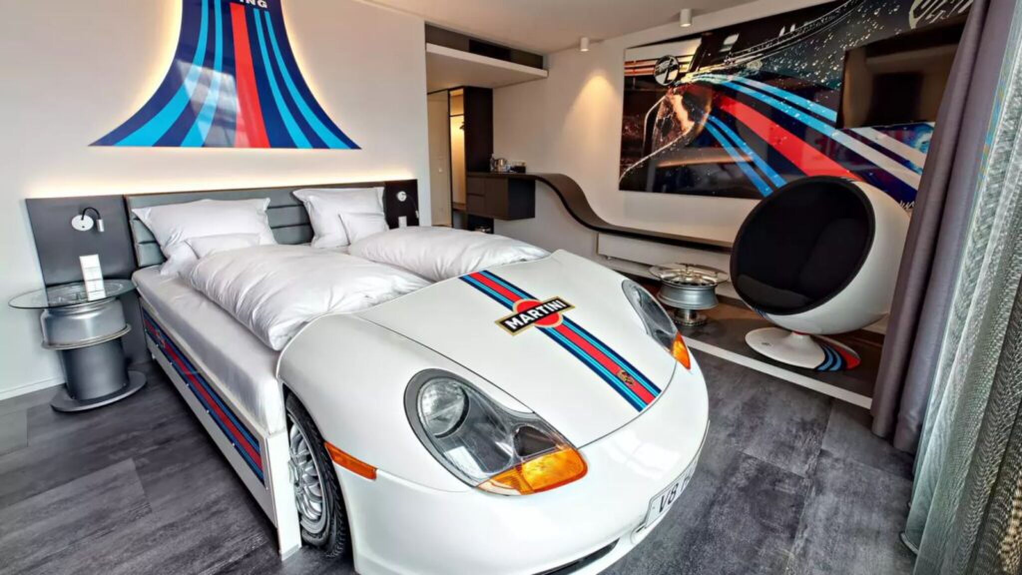 Een kamer in V8 Hotel Motorworld Region Stuttgart