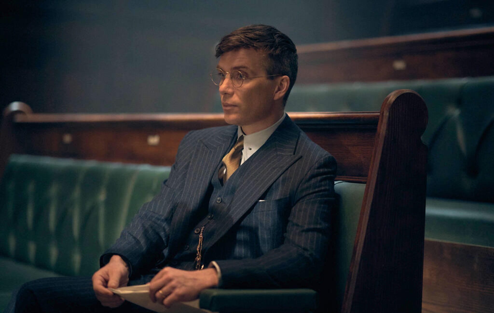 Cillian Murphy in de finale van seizoen 6 van Peaky Blinders