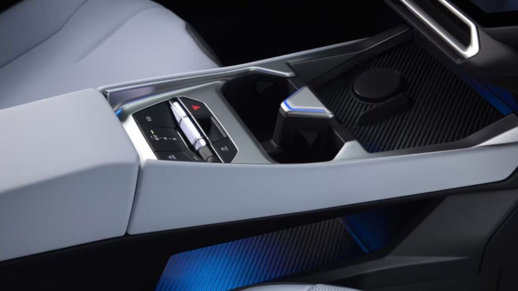 Het middenconsole van een BMW