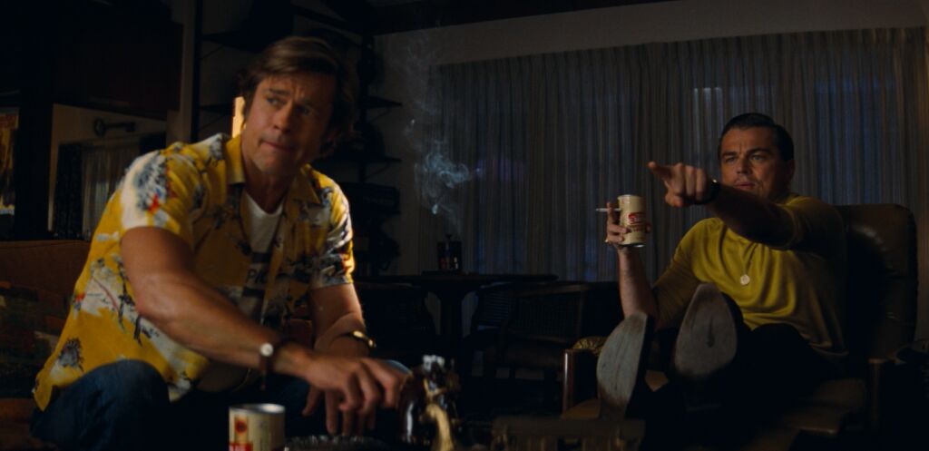 Brad Pitt en Leonardo Dicaprio als Cliff Booth en Rick Dalton