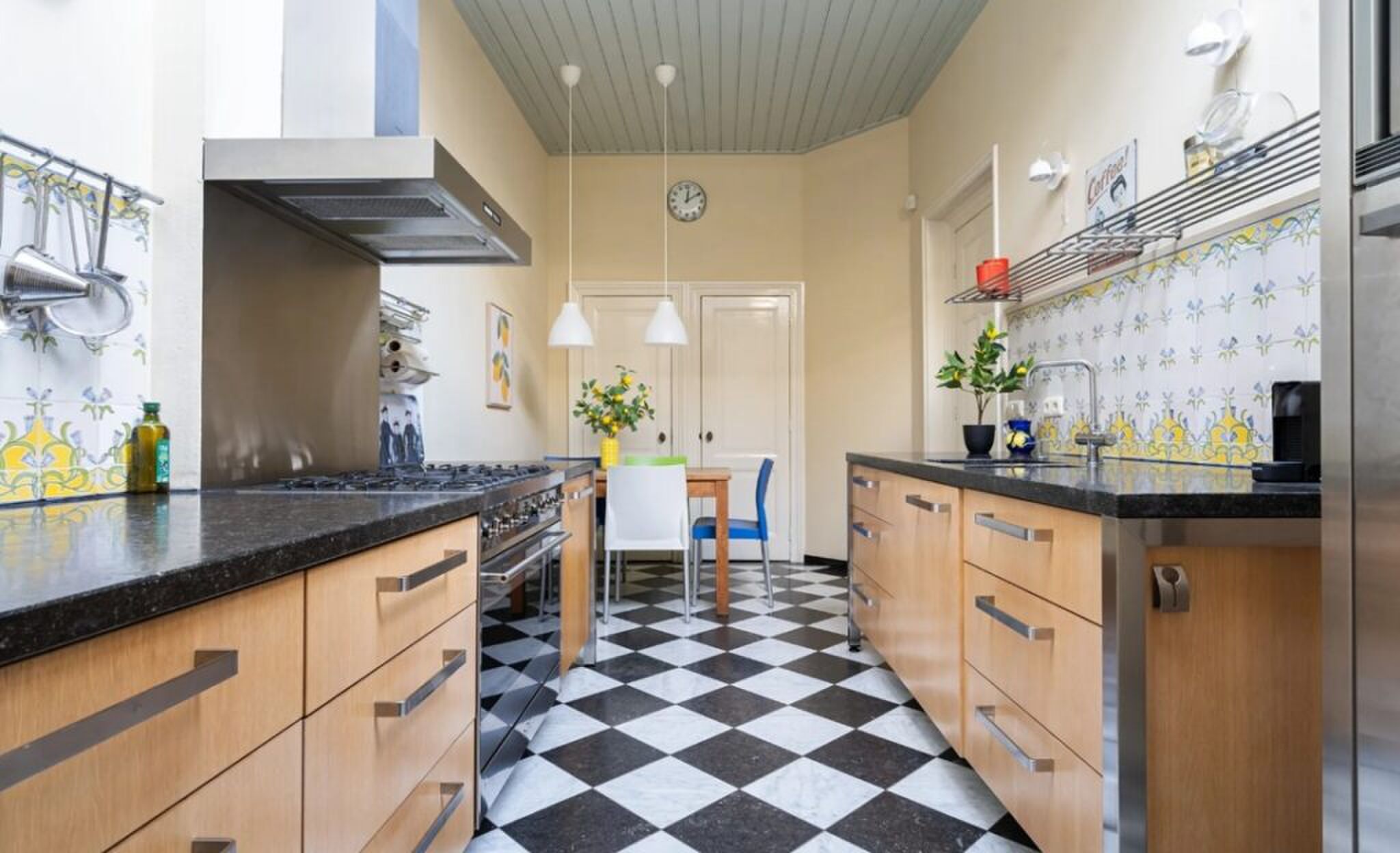 De keuken van de stadsvilla op Funda.