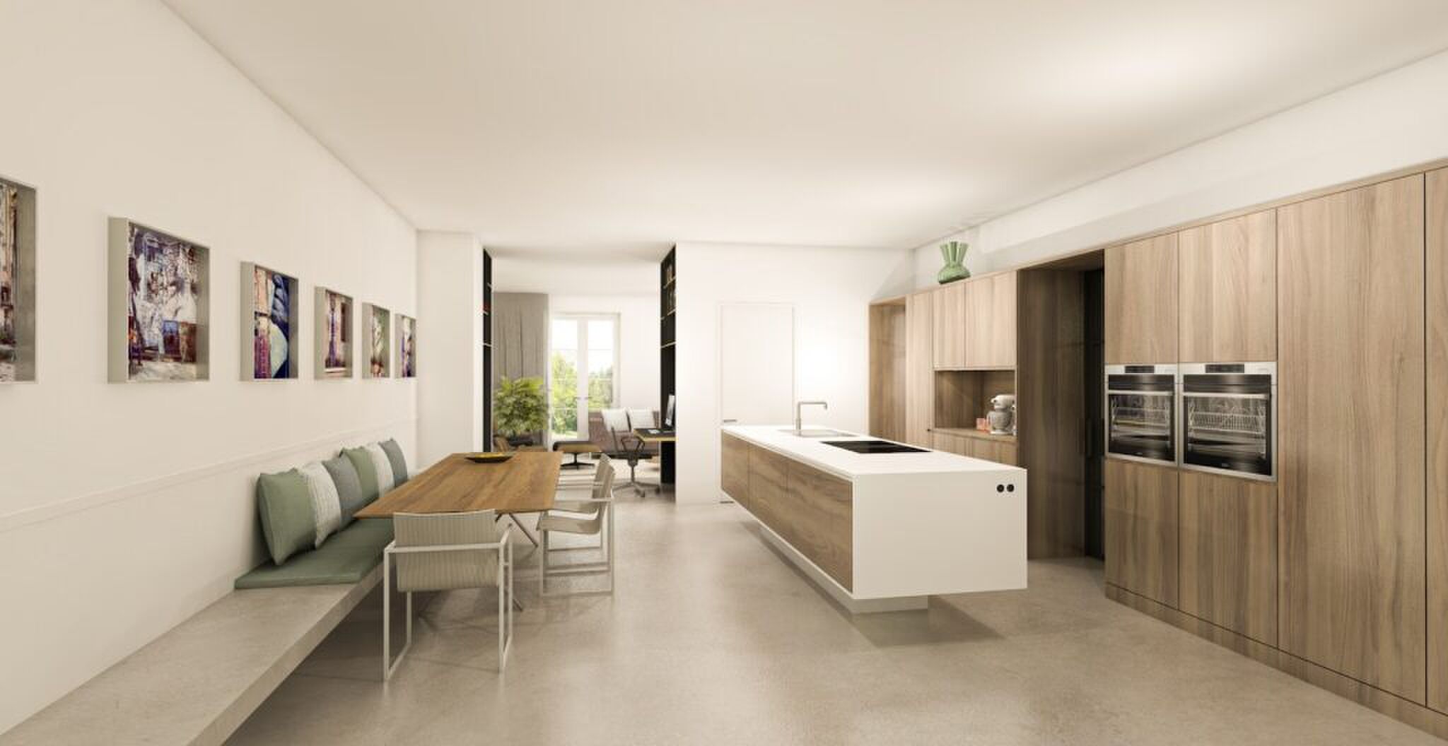 Het interieur van de villa van de Ajax-voetballer.