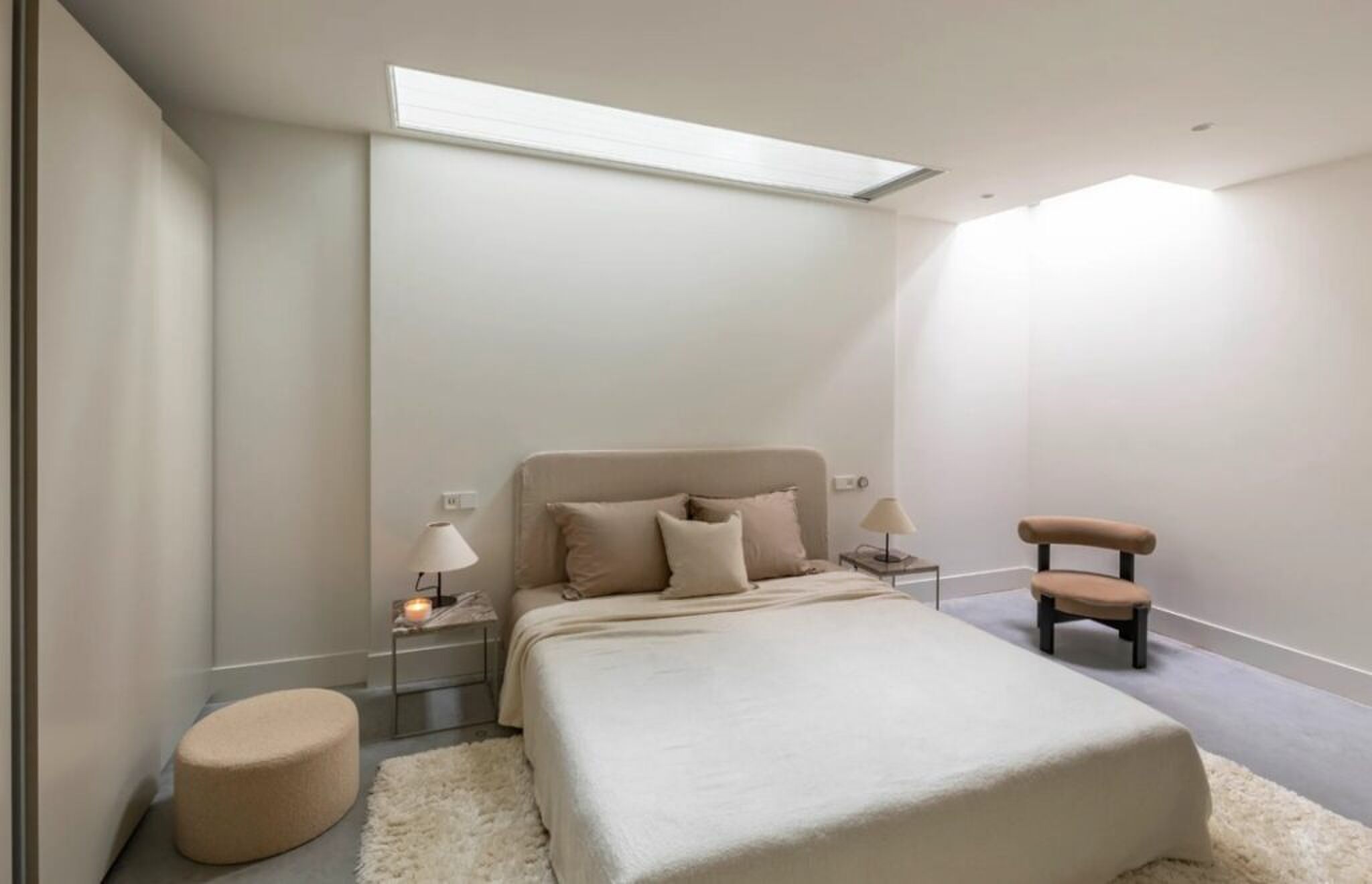 Een van de slaapkamers.