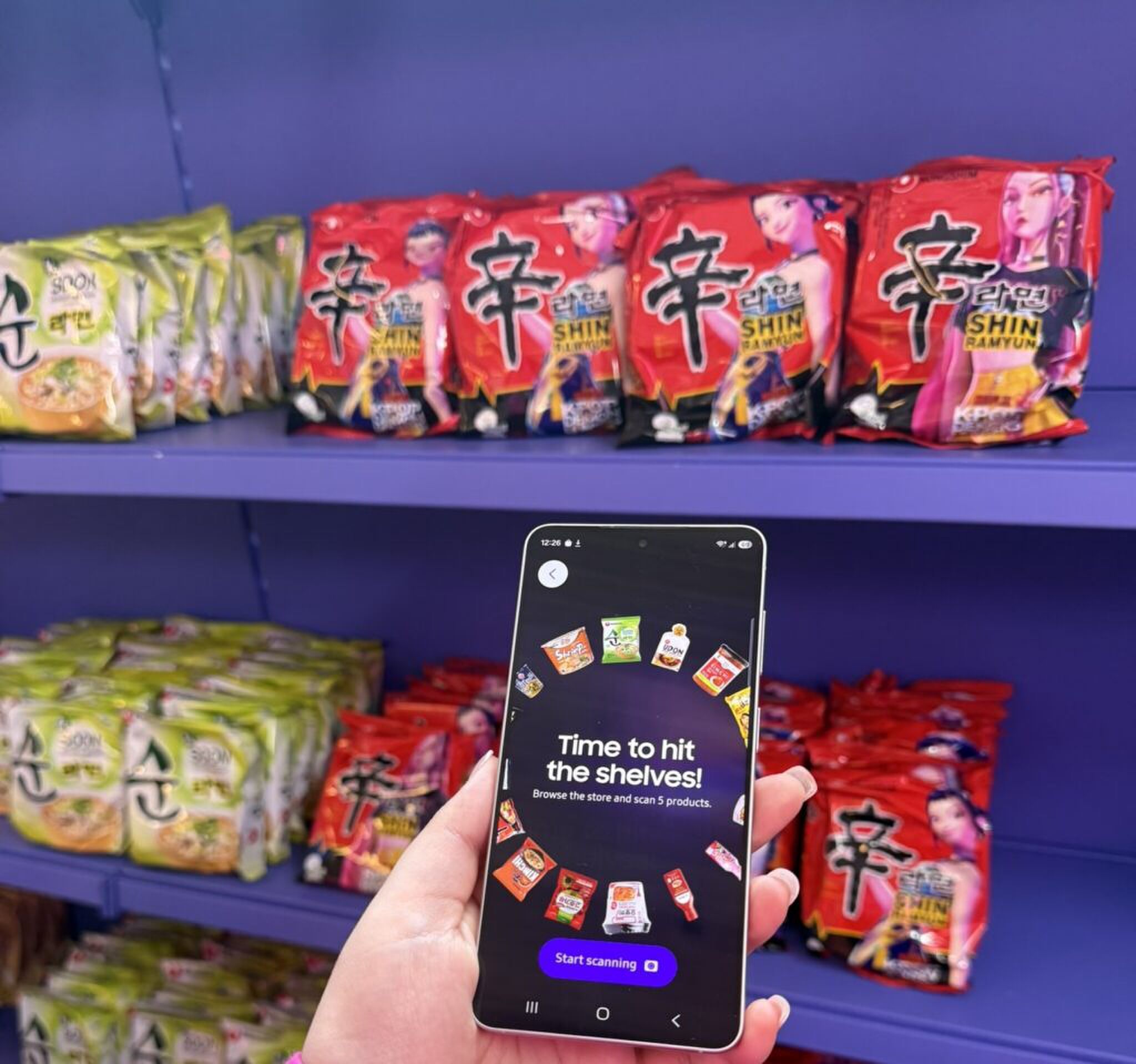 De Samsung Galaxy S26 in de S26Mart 