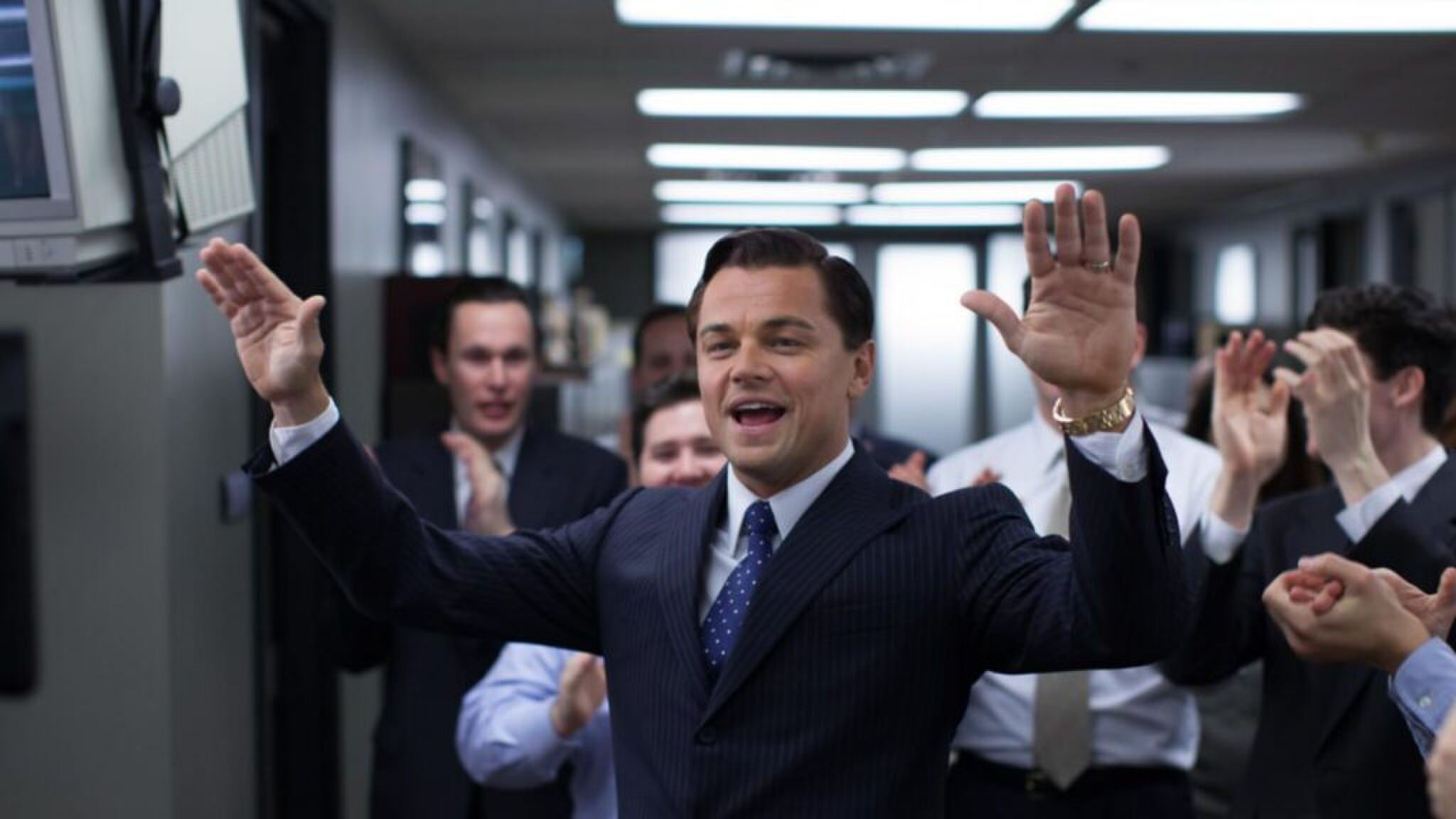 Een sc&egrave;ne uit Wolf Of Wall street
