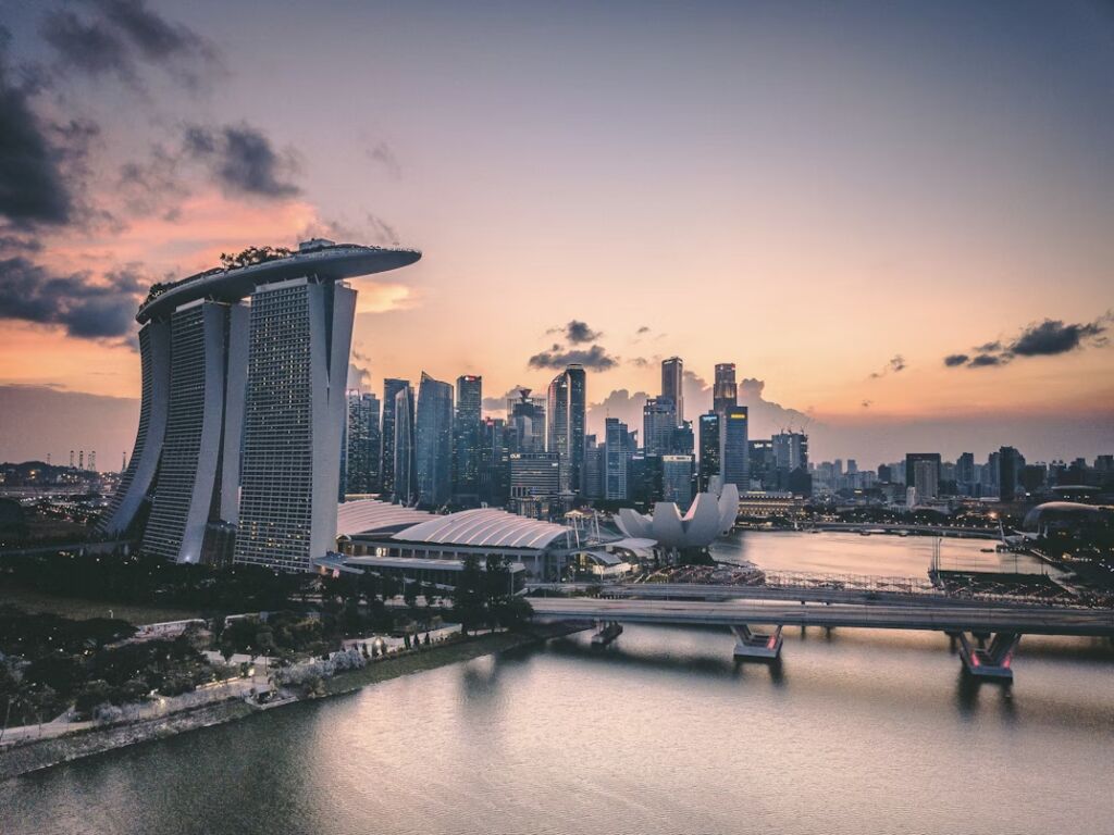 Een mooi beeld van Singapore