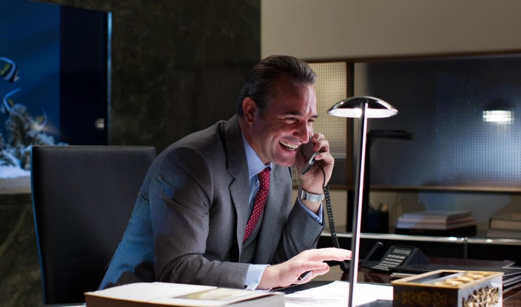 een sc&egrave;ne uit Wolf of Wall Street