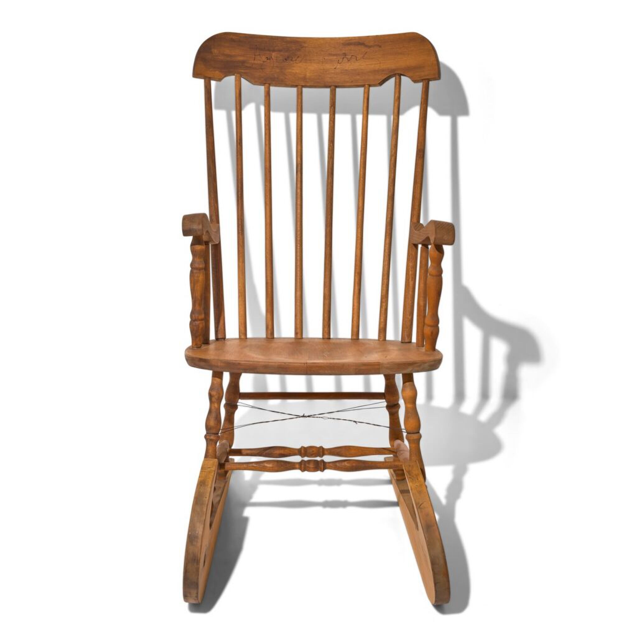 De voorzijde van de Nike-stoel van Gaylord Perry