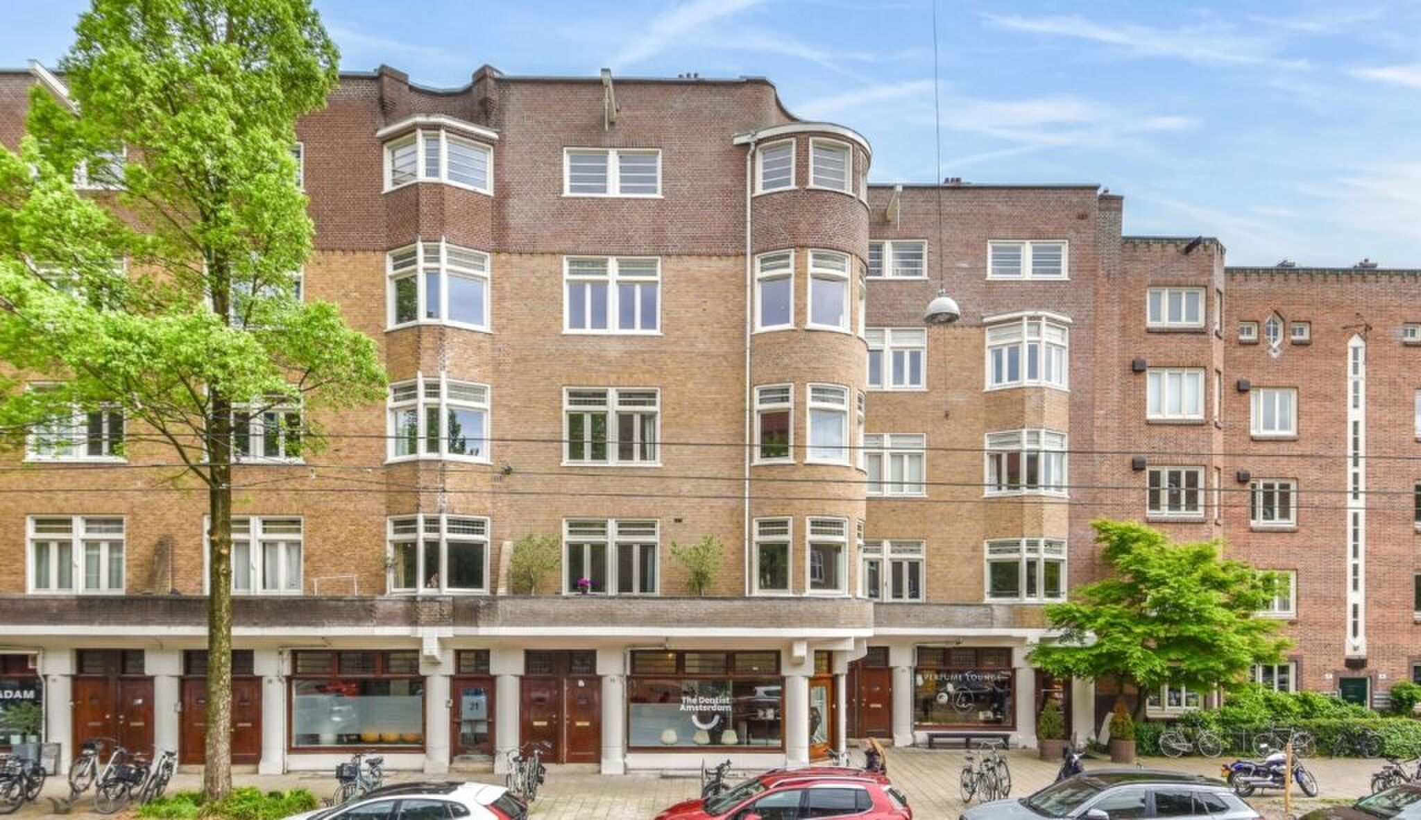 De buitenzijde van de woning van Dionne Stax.