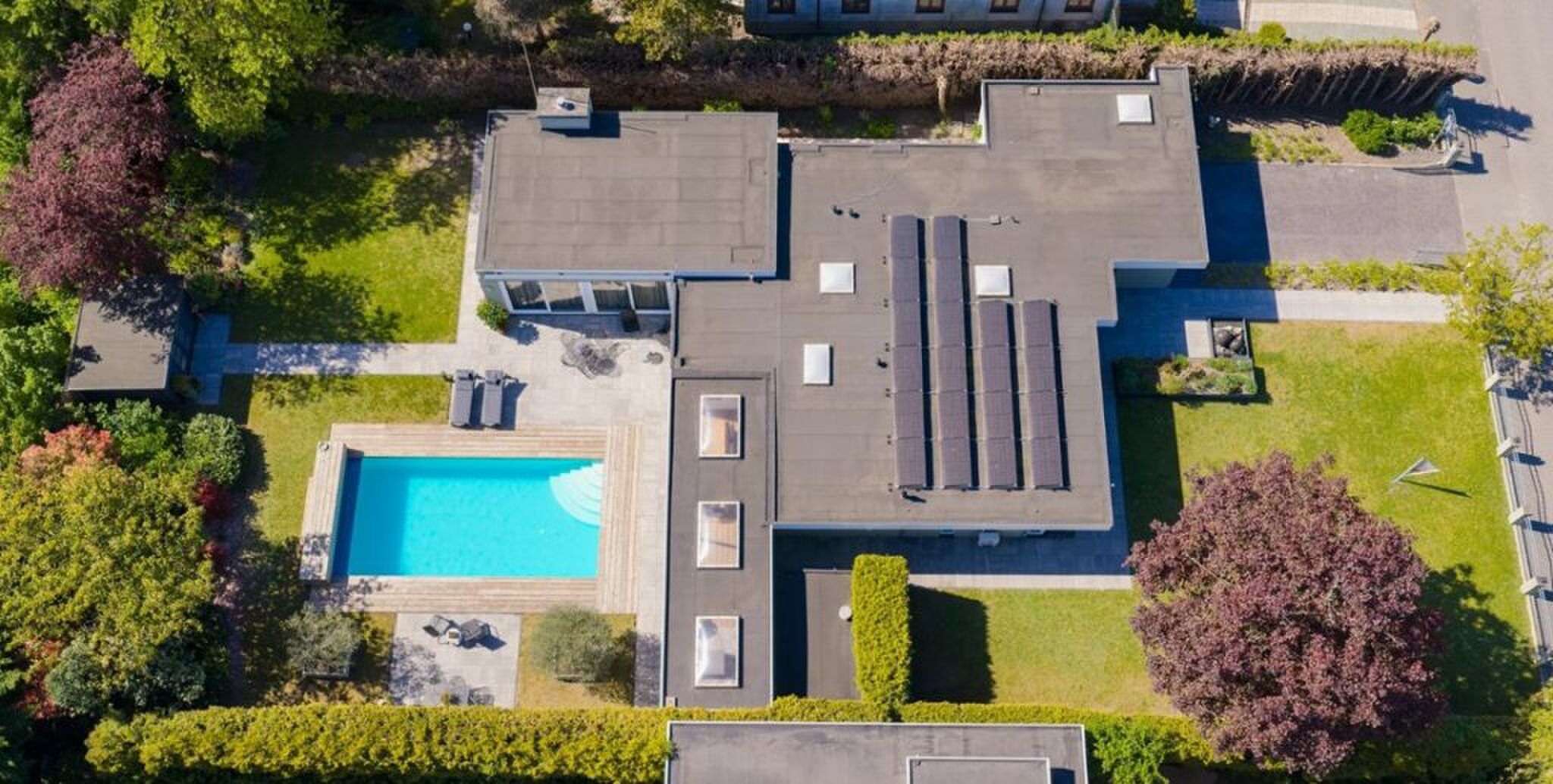 Een overzicht van de bungalow in Rotterdam.
