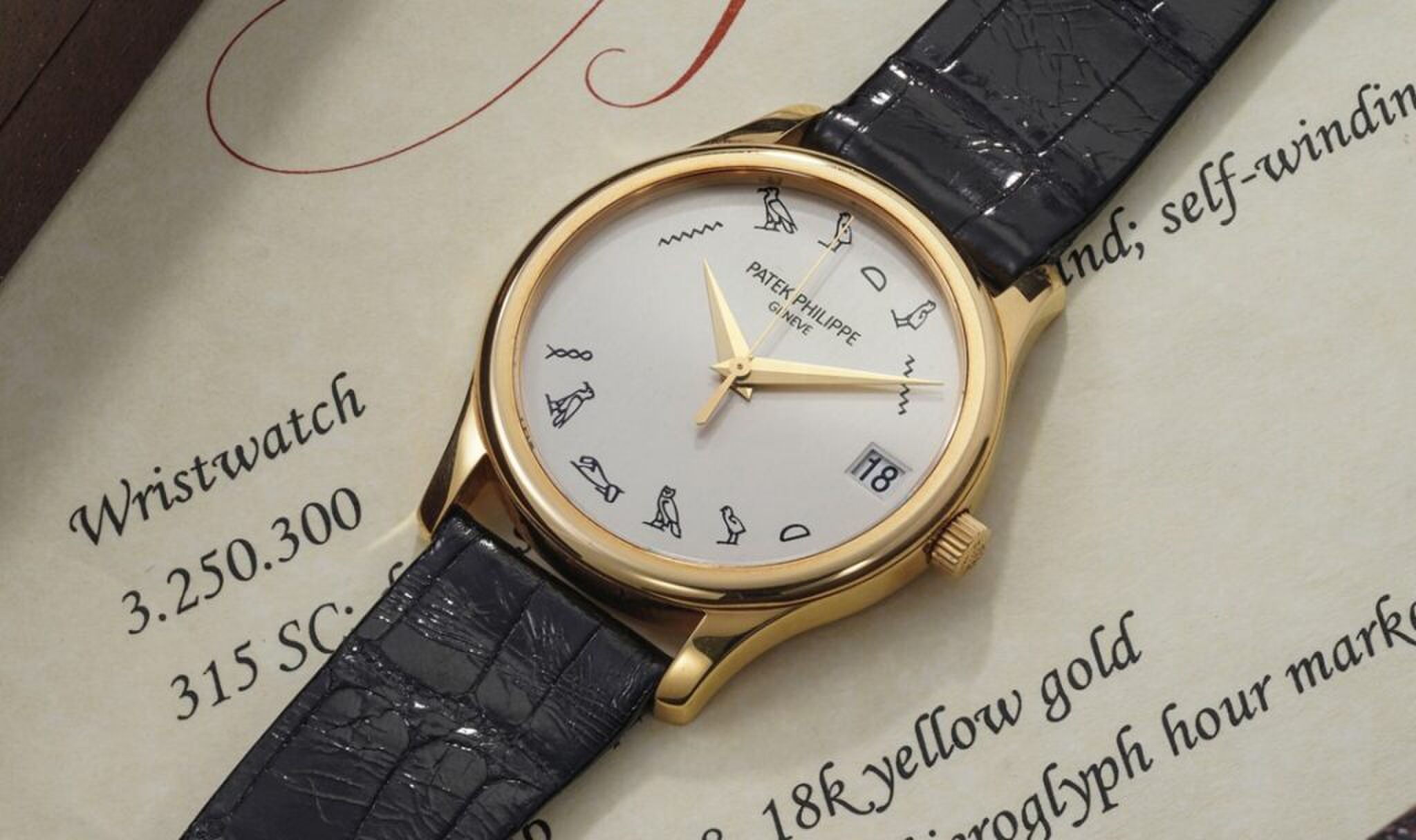 Het unieke horloge van Phillips Auctions.