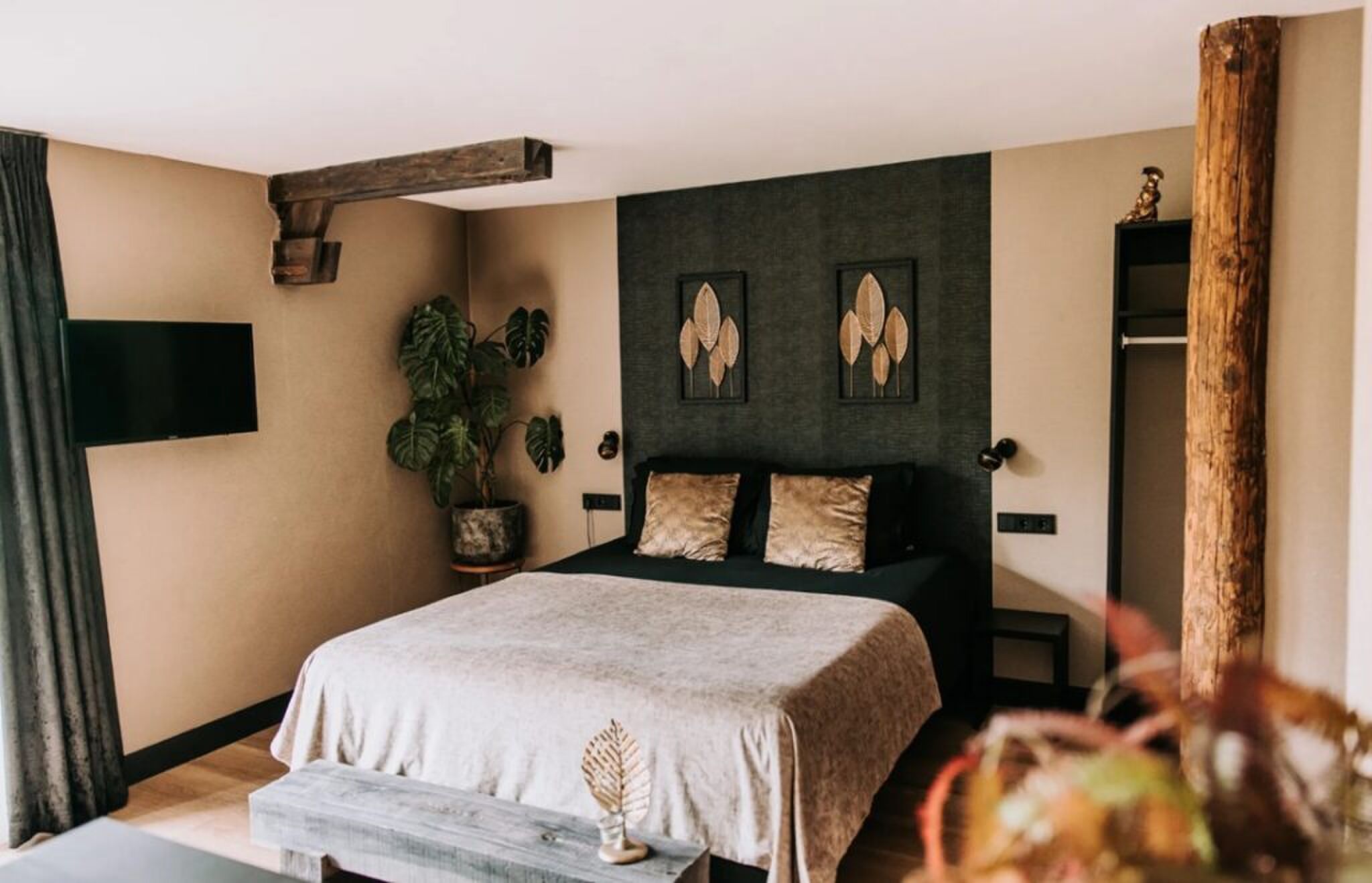 Een van de unieke suites.