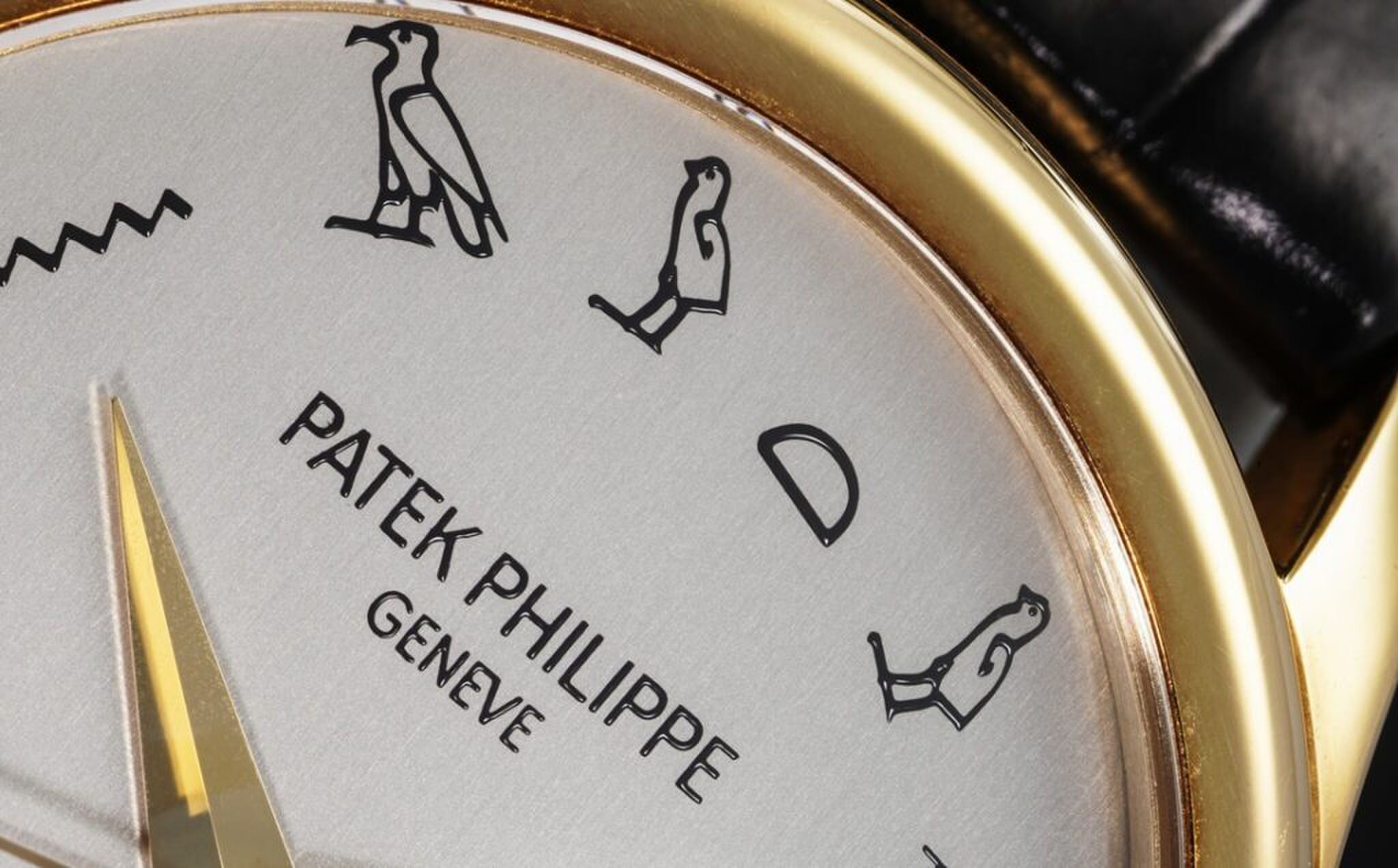 De bijzondere wijzerplaat van de Patek Philippe.