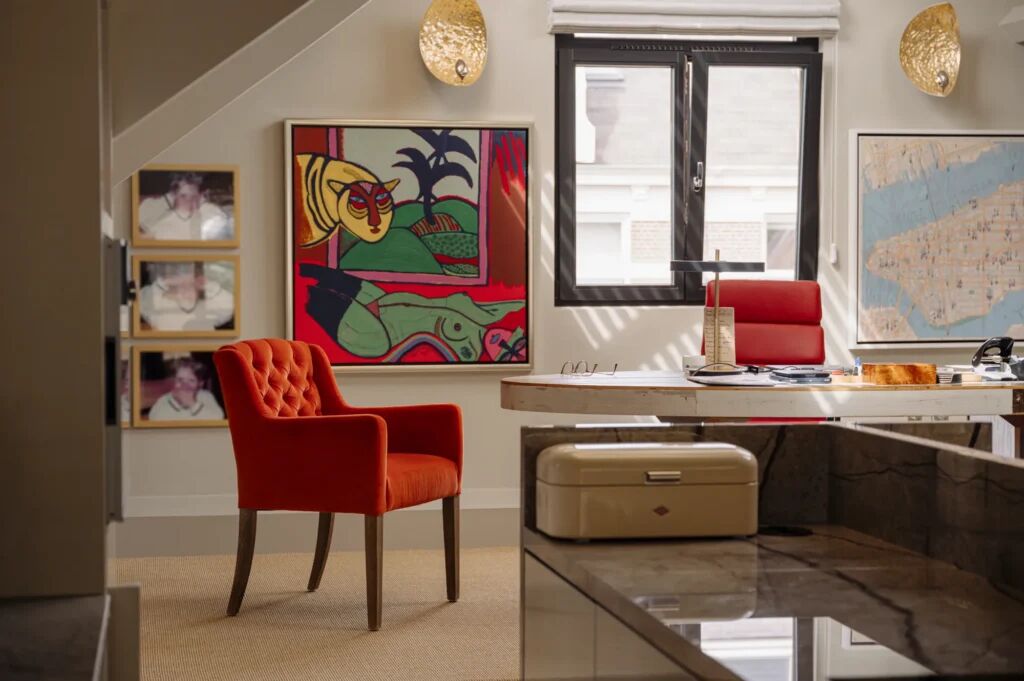 Het interieur van de Amsterdamse woning