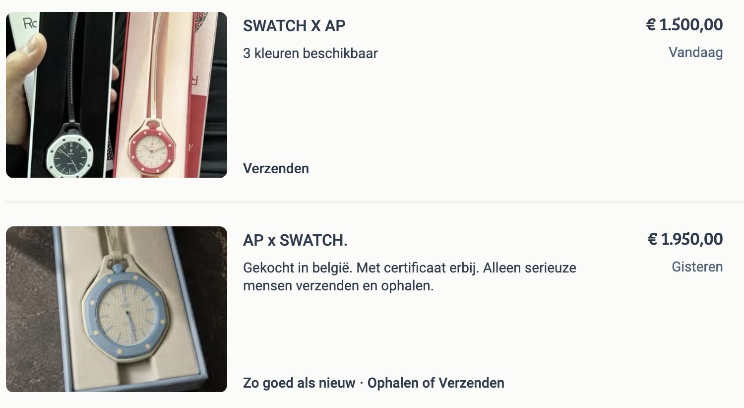Horloge Marktplaats