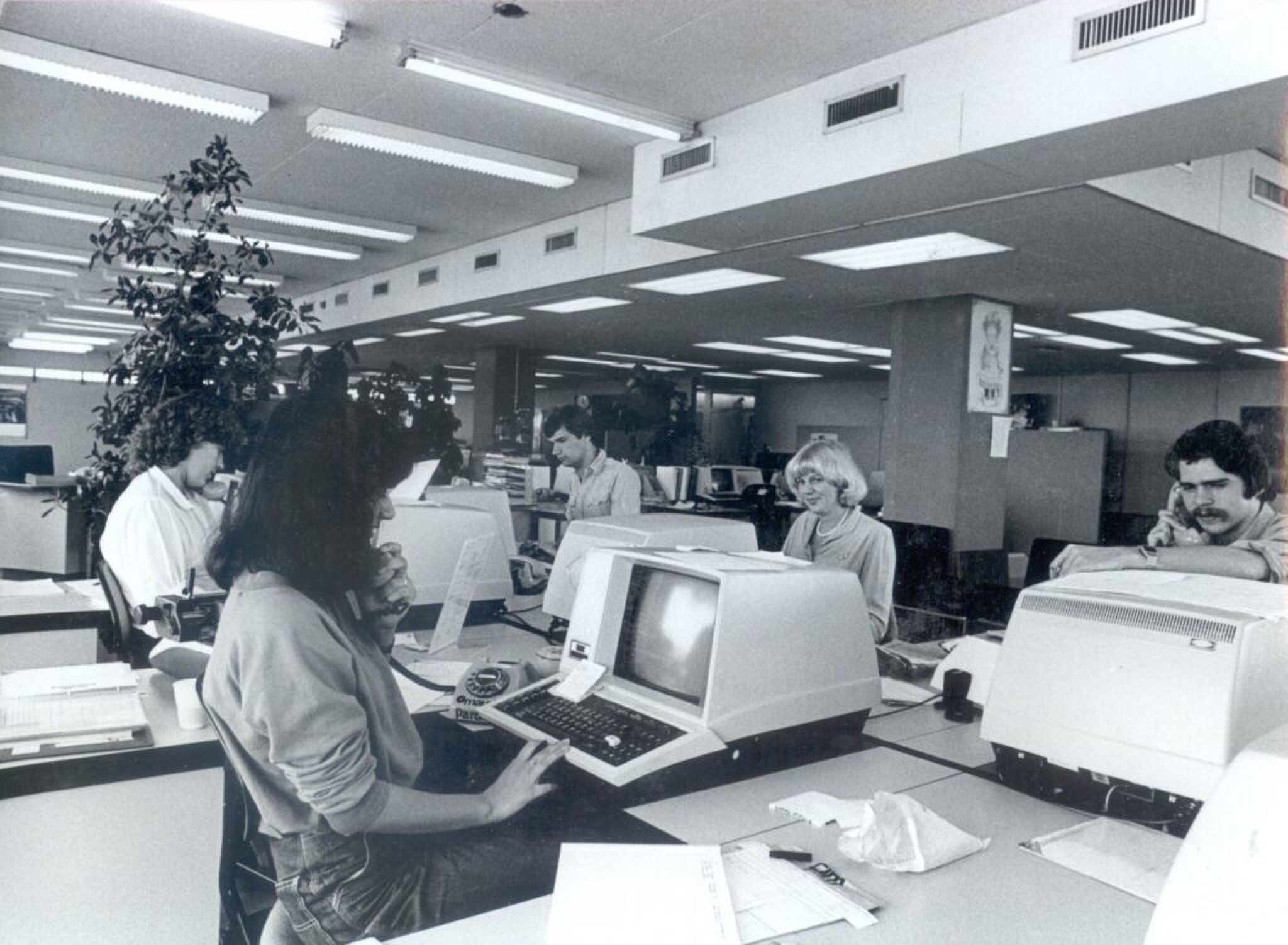 Een reisbureau in de jaren 70