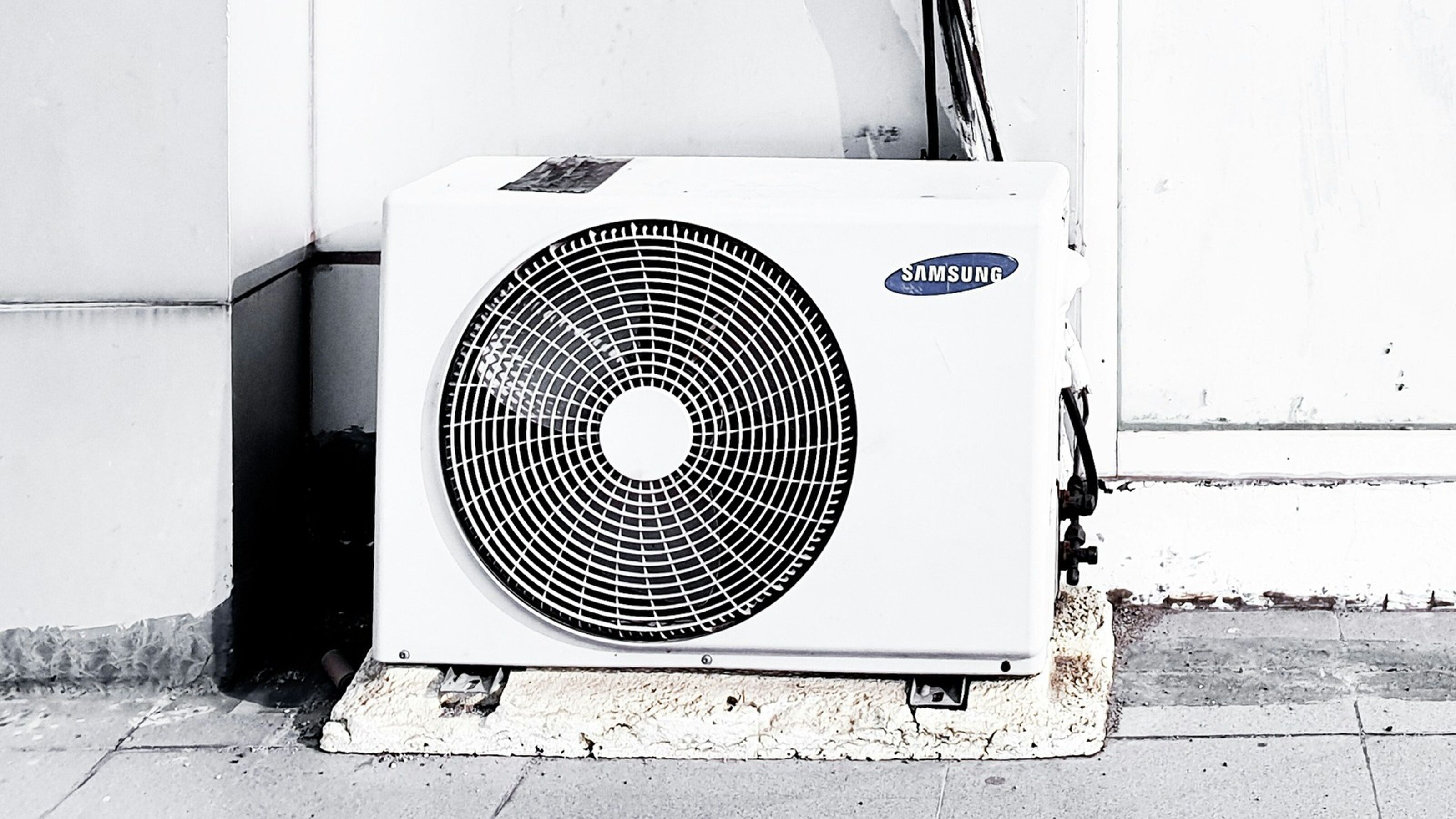 Een airco, die steeds populairder is geworden.
