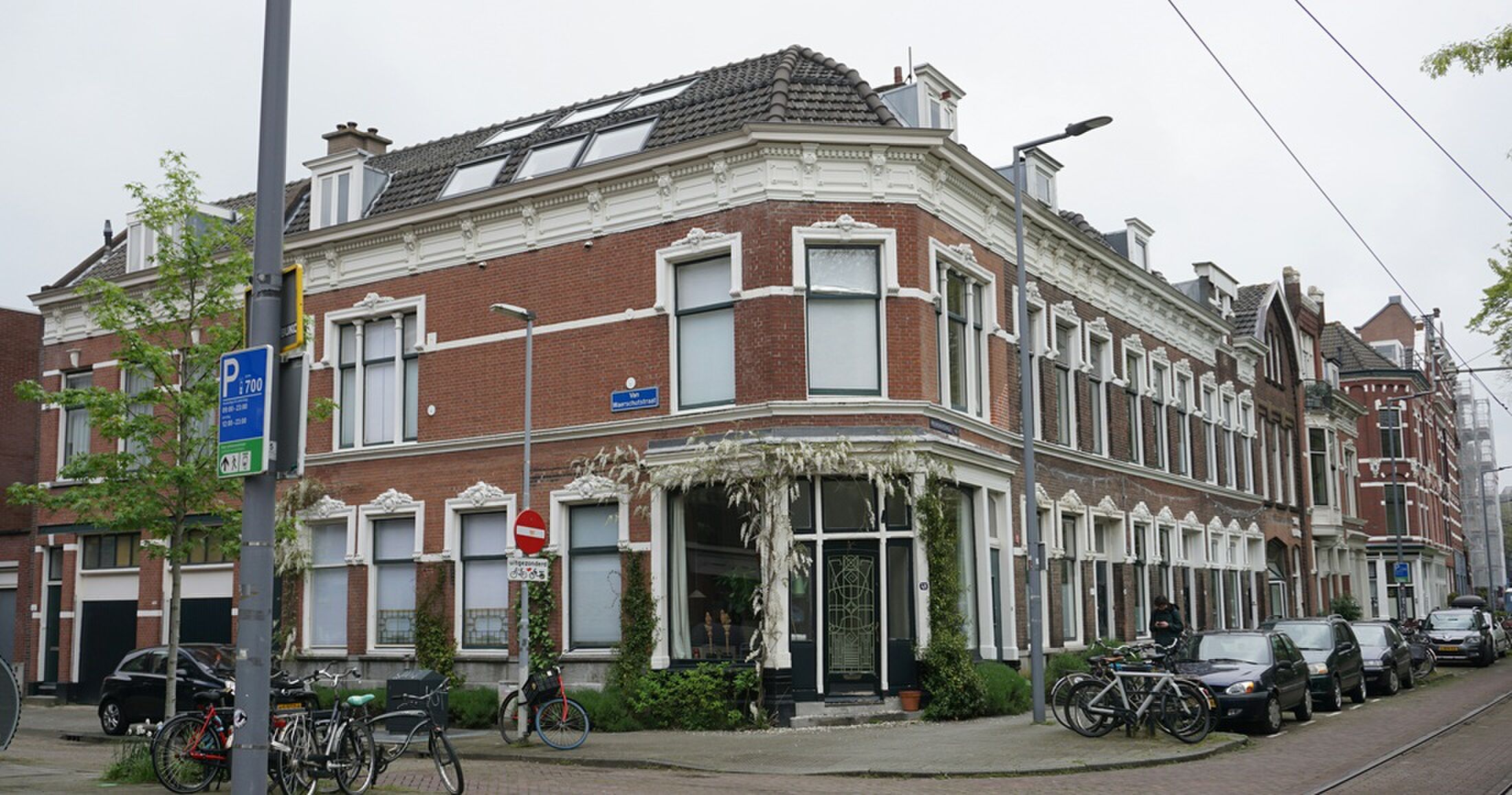 Stadswoningen in Nederland.