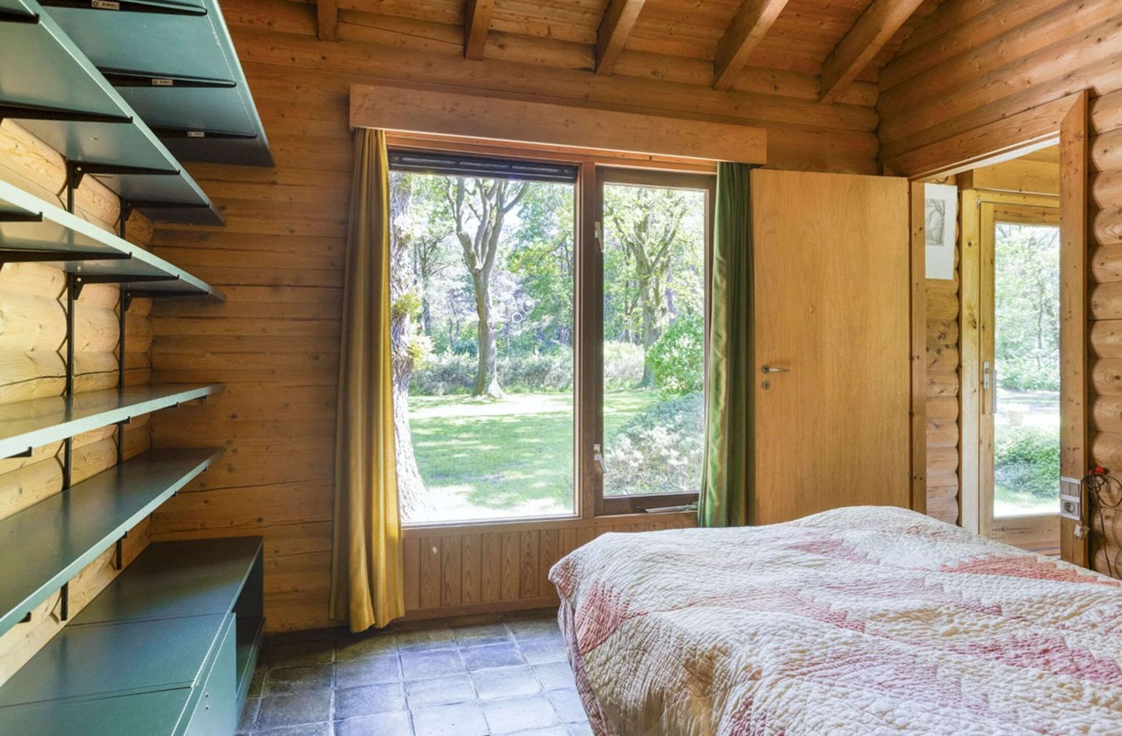 Een van de slaapkamers.