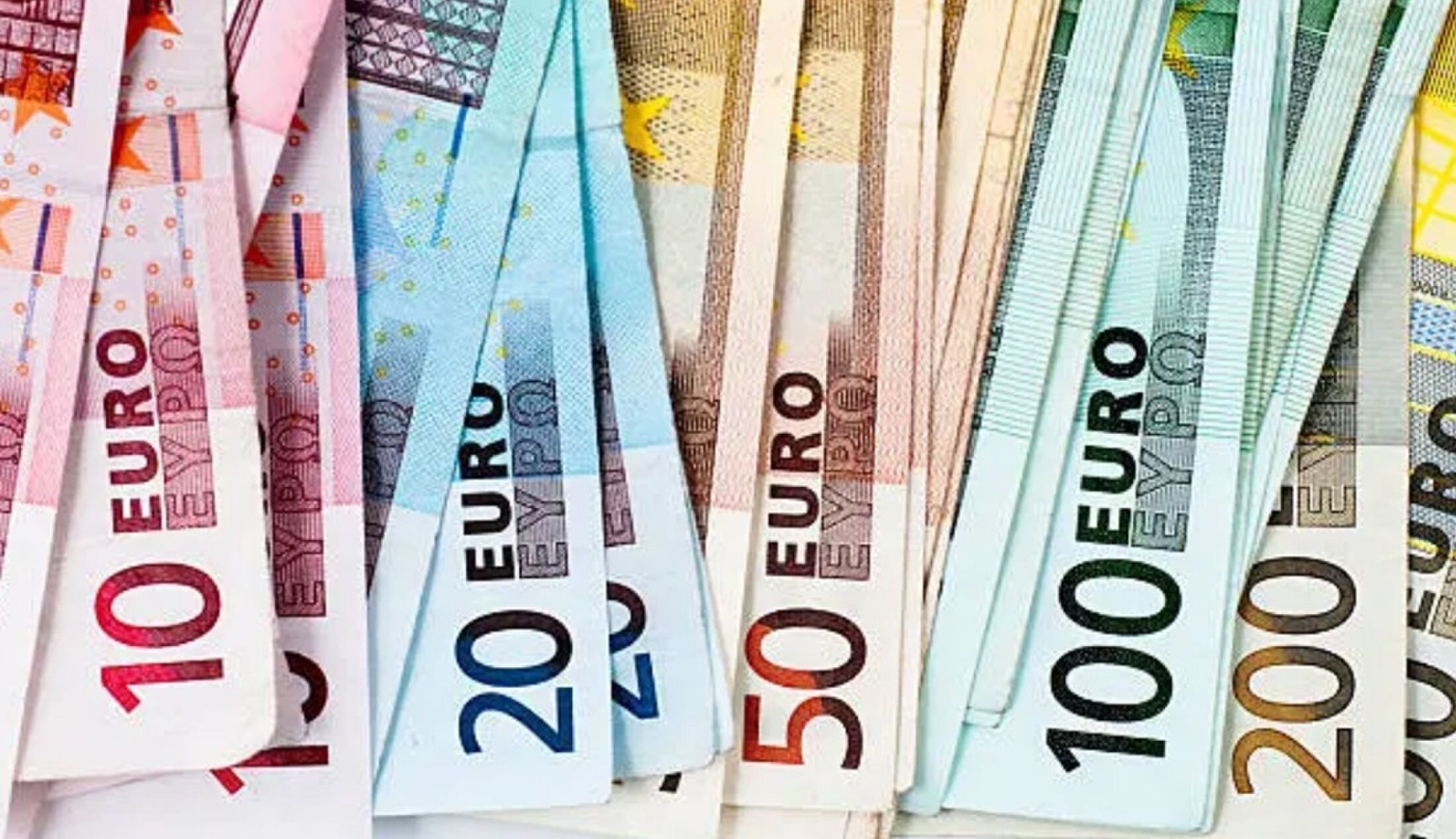 Briefgeld uit Europa.