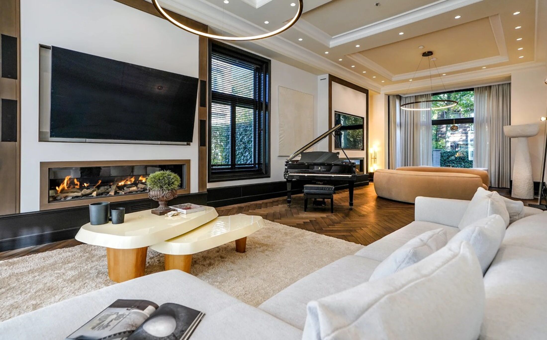 Het interieur van de villa op Funda in Den Haag.
