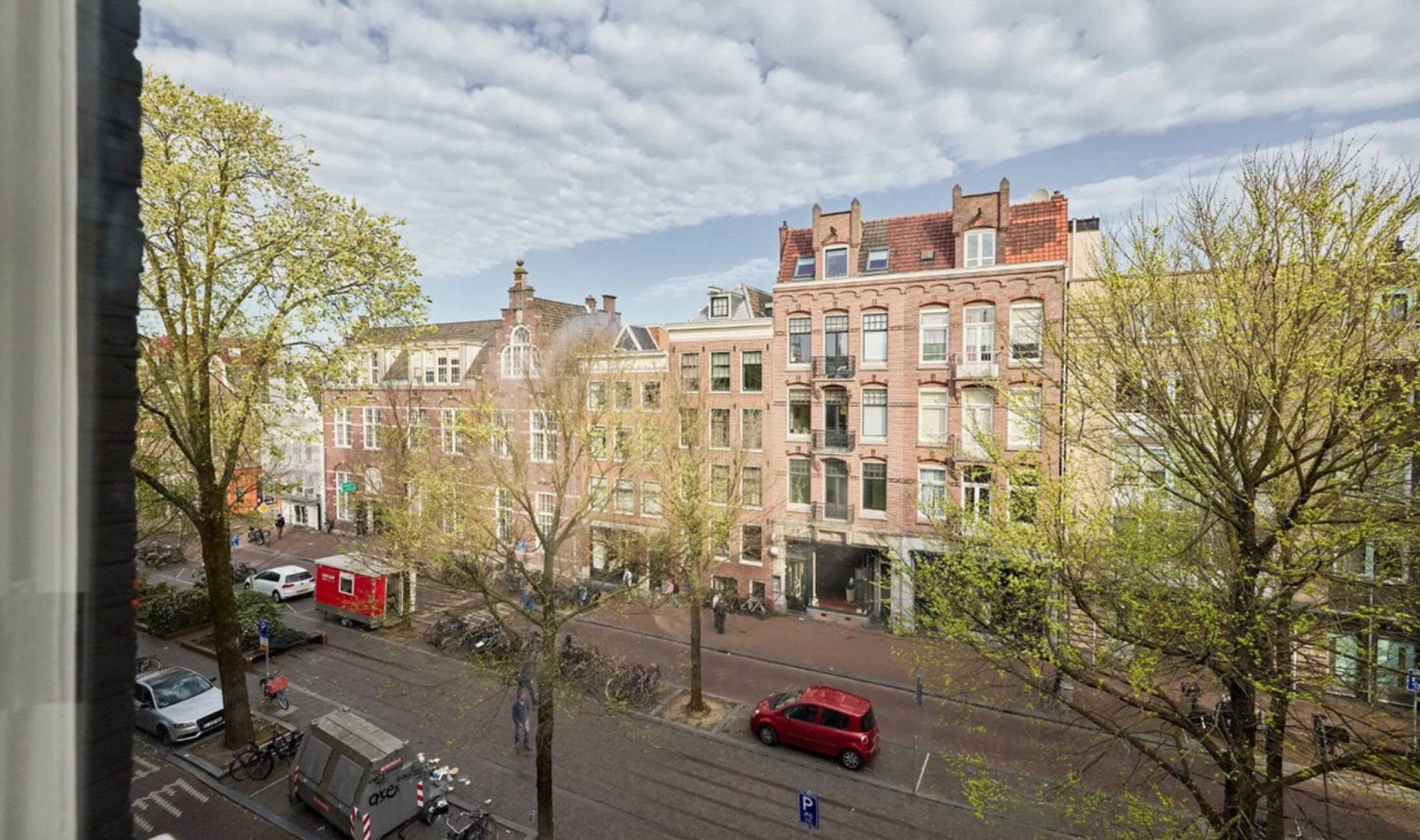 Het uitzicht vanuit de woning.