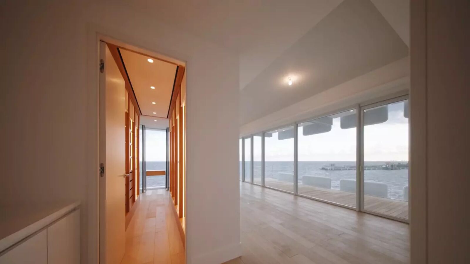 De binnenkant van een appartement.