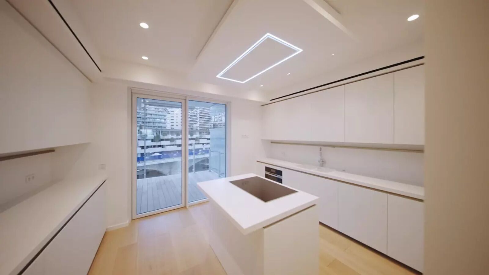 De keuken van een appartement.
